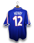 2000 - 02 France Home Shirt Henry 12 - 9.5/10 - (L) - Eternal Pitch
