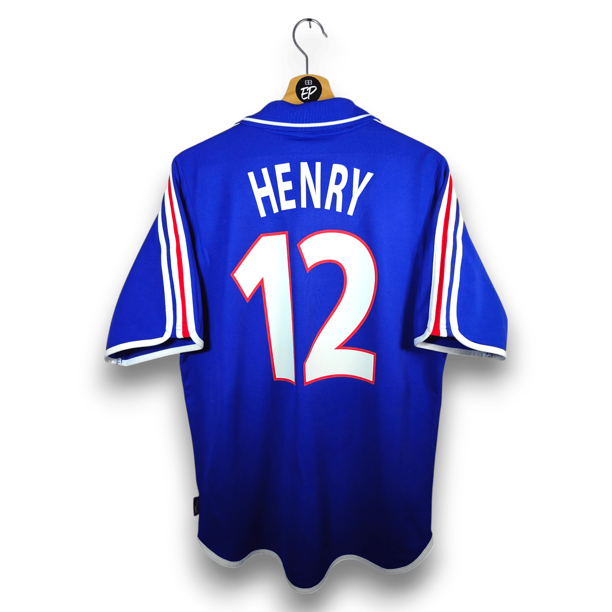 2000 - 02 France Home Shirt Henry 12 - 9.5/10 - (M) - Eternal Pitch