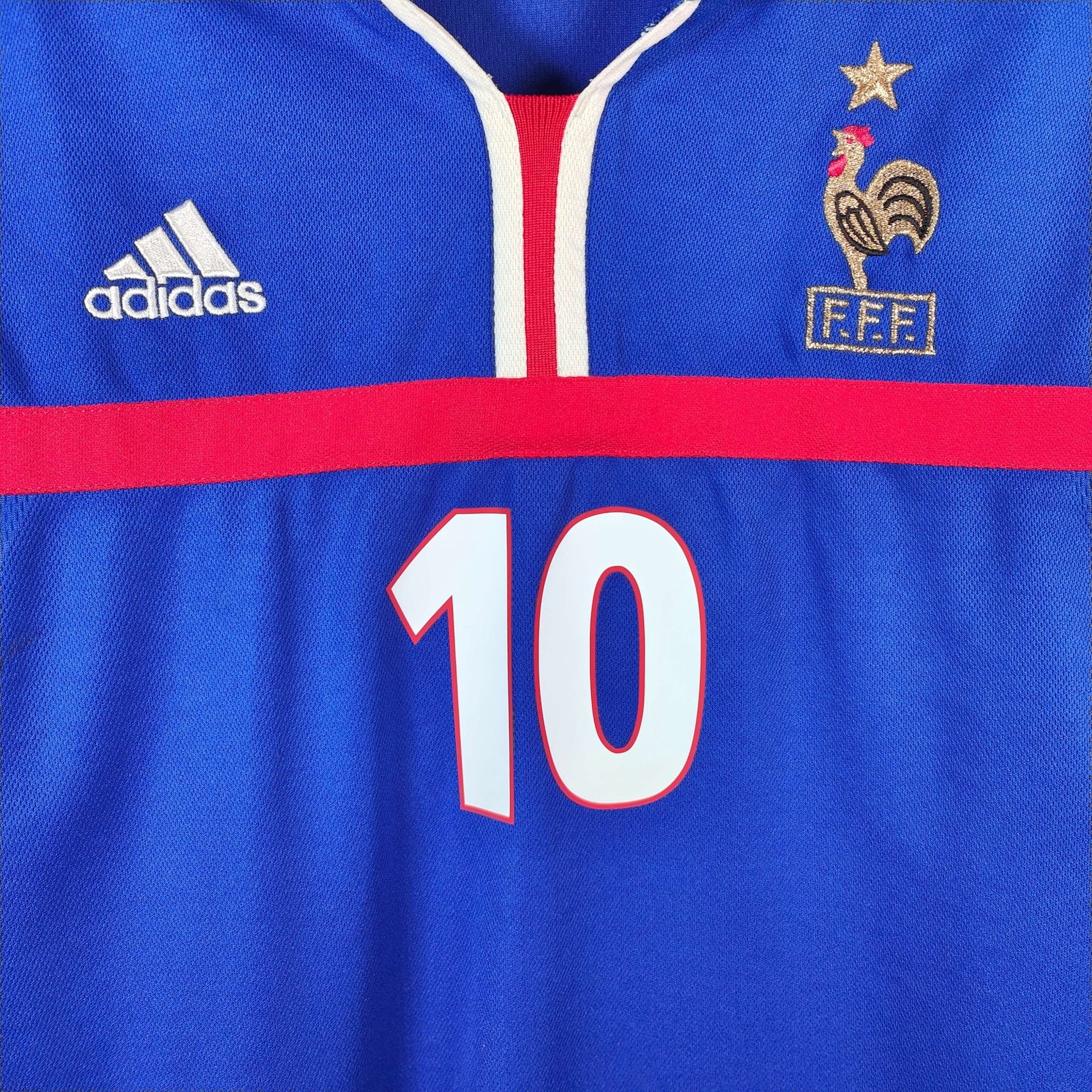 2000 - 02 France Home Shirt Zidane 10 - 8/10 - (M) - Eternal Pitch