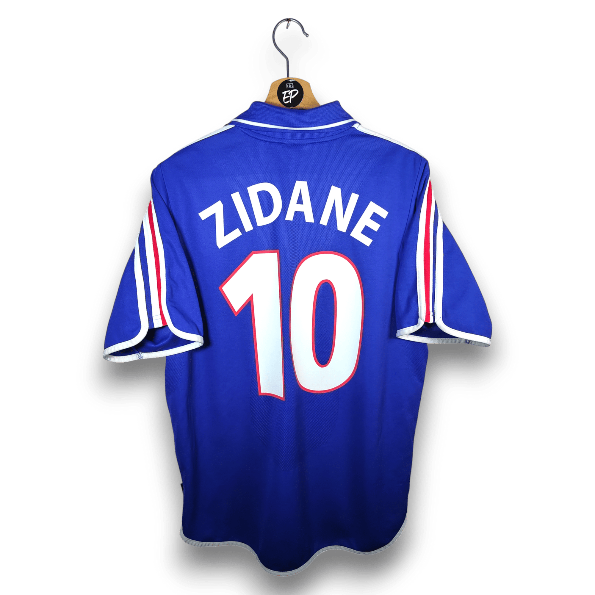2000 - 02 France Home Shirt Zidane 10 - 8/10 - (M) - Eternal Pitch