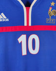 2000 - 02 France Home Shirt Zidane 10 - 9/10 - (L) - Eternal Pitch