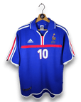 2000 - 02 France Home Shirt Zidane 10 - 9/10 - (L) - Eternal Pitch
