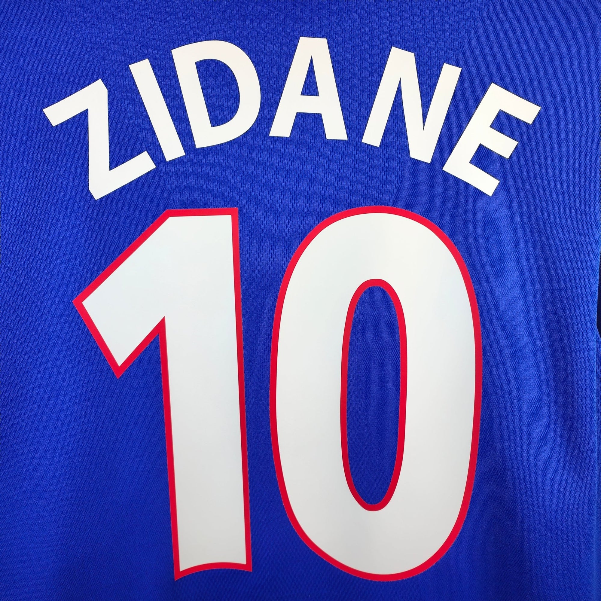 2000 - 02 France Home Shirt Zidane 10 - 9/10 - (XL) - Eternal Pitch