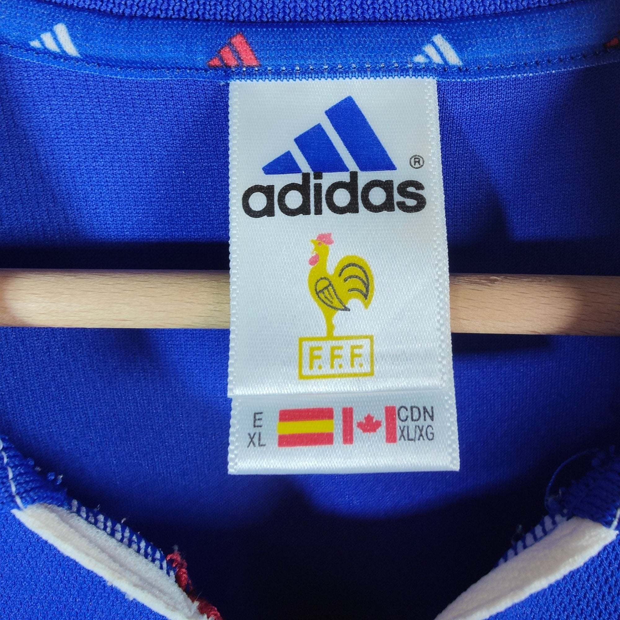 2000 - 02 France Home Shirt Zidane 10 - 9/10 - (XL) - Eternal Pitch