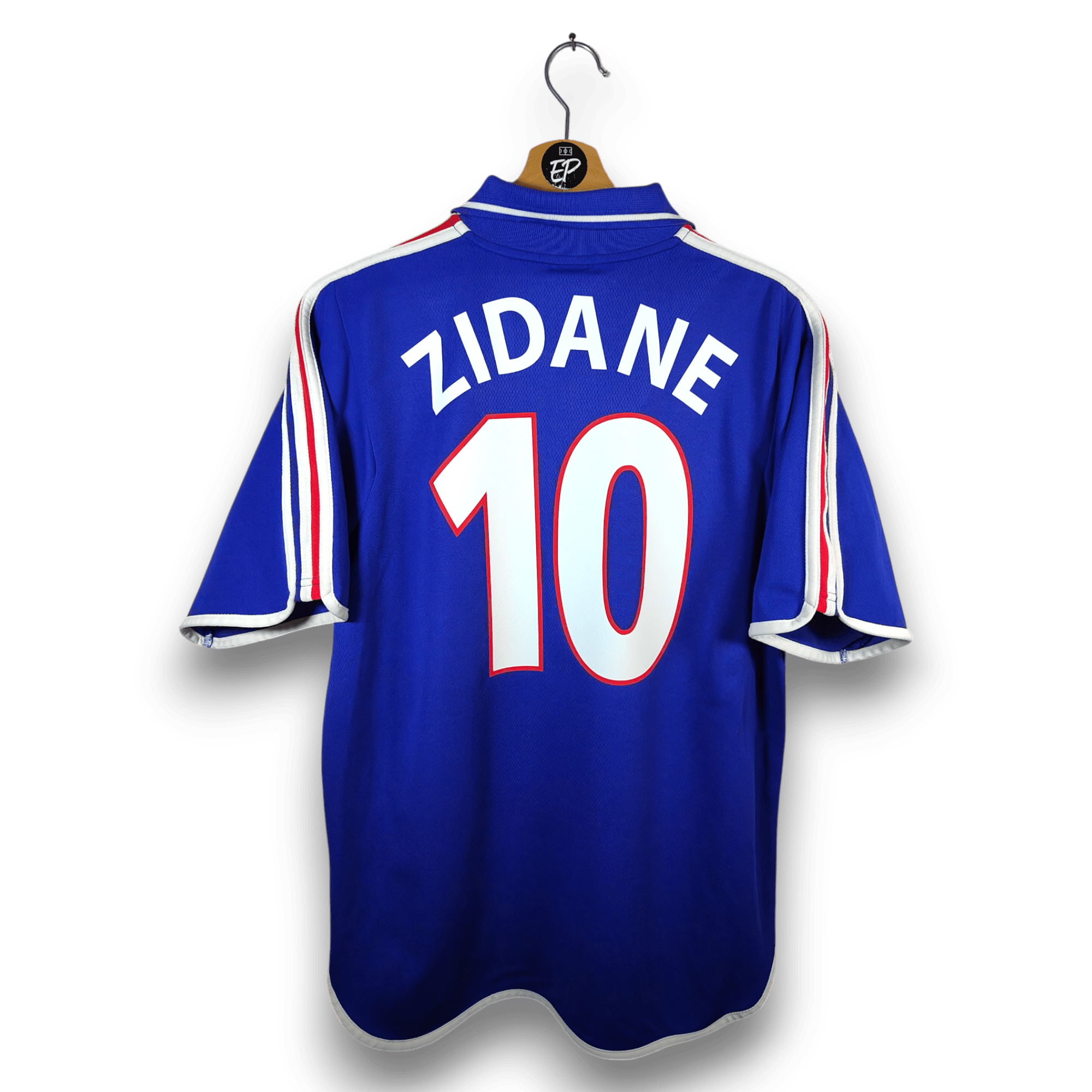2000 - 02 France Home Shirt Zidane 10 - 9.5/10 - (L) - Eternal Pitch