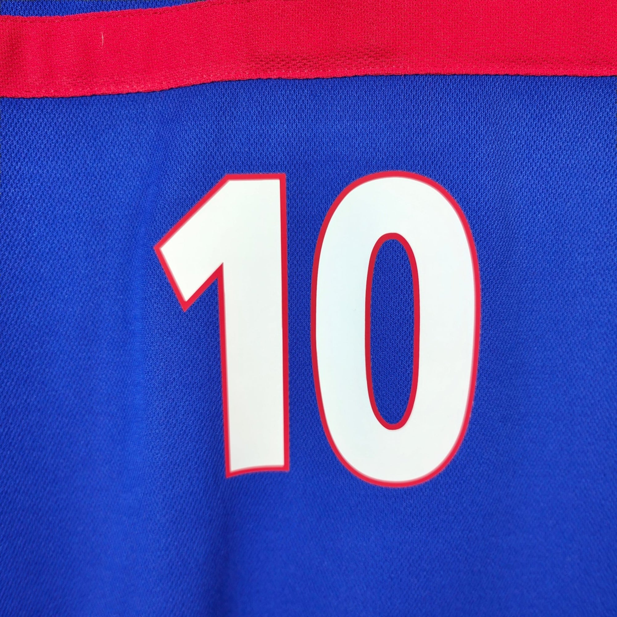 2000 - 02 France Home Shirt Zidane 10 - 9.5/10 - (L) - Eternal Pitch
