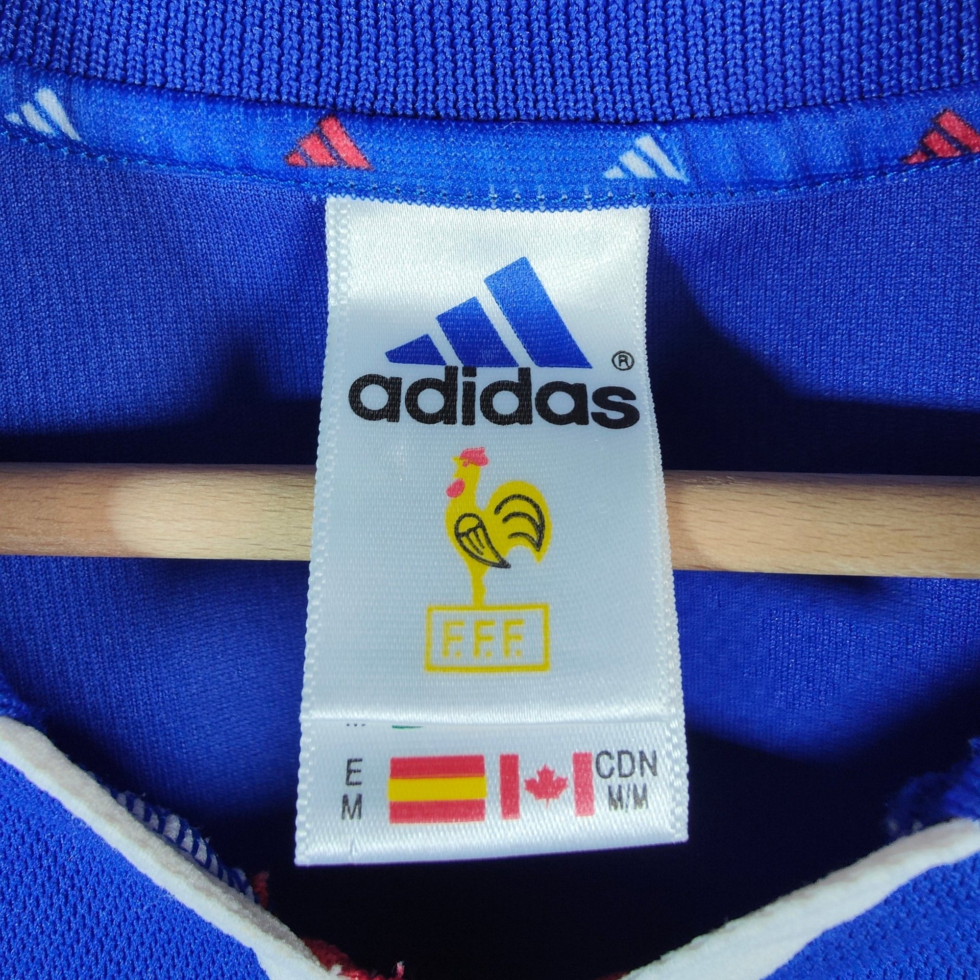 2000 - 02 France Home Shirt Zidane 10 - 9.5/10 - (M) - Eternal Pitch