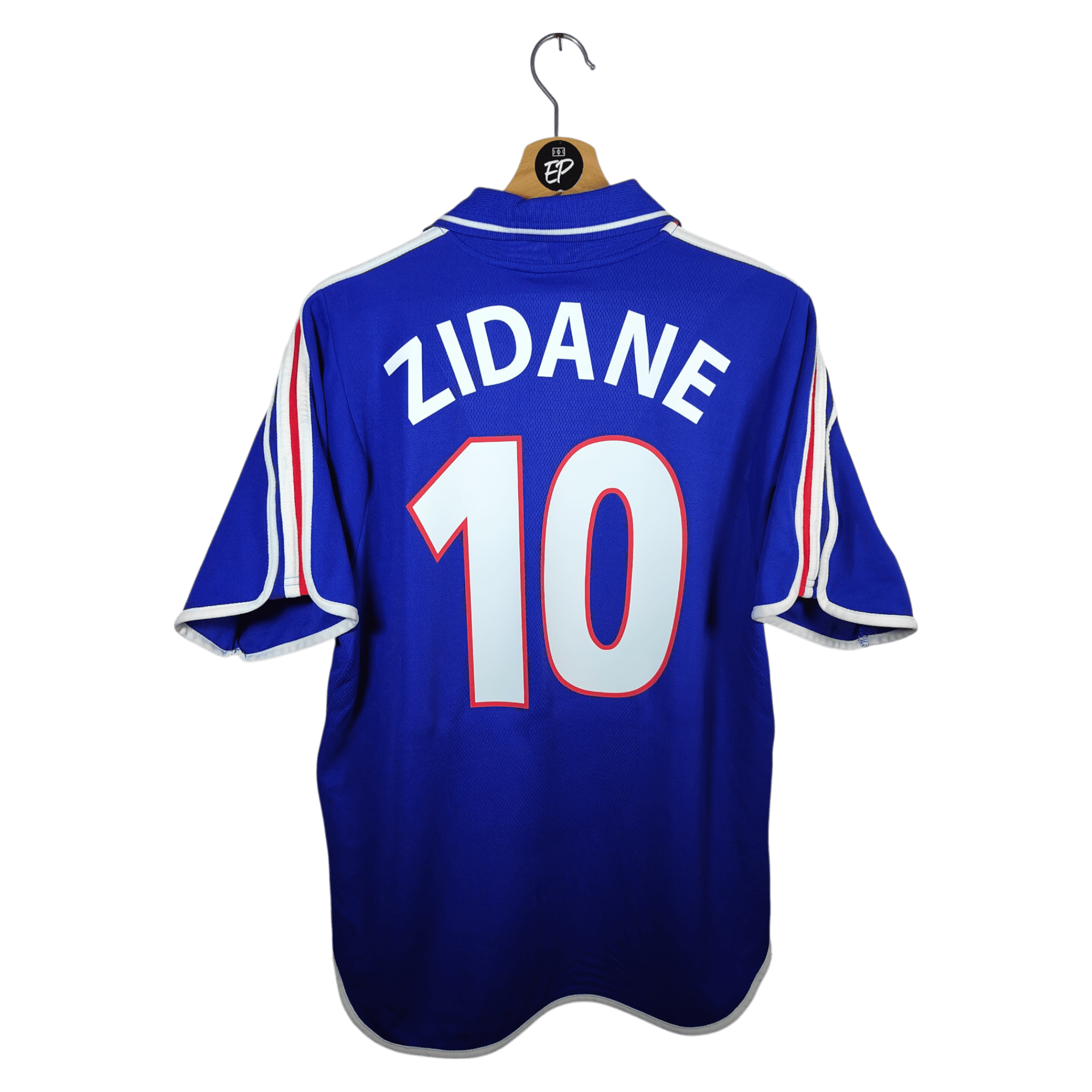 2000 - 02 France Home Shirt Zidane 10 - 9.5/10 - (M) - Eternal Pitch