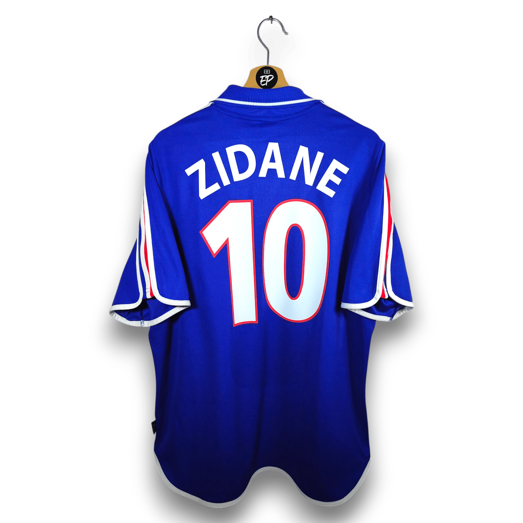 2000 - 02 France Home Shirt Zidane 10 - 9.5/10 - (XL) - Eternal Pitch