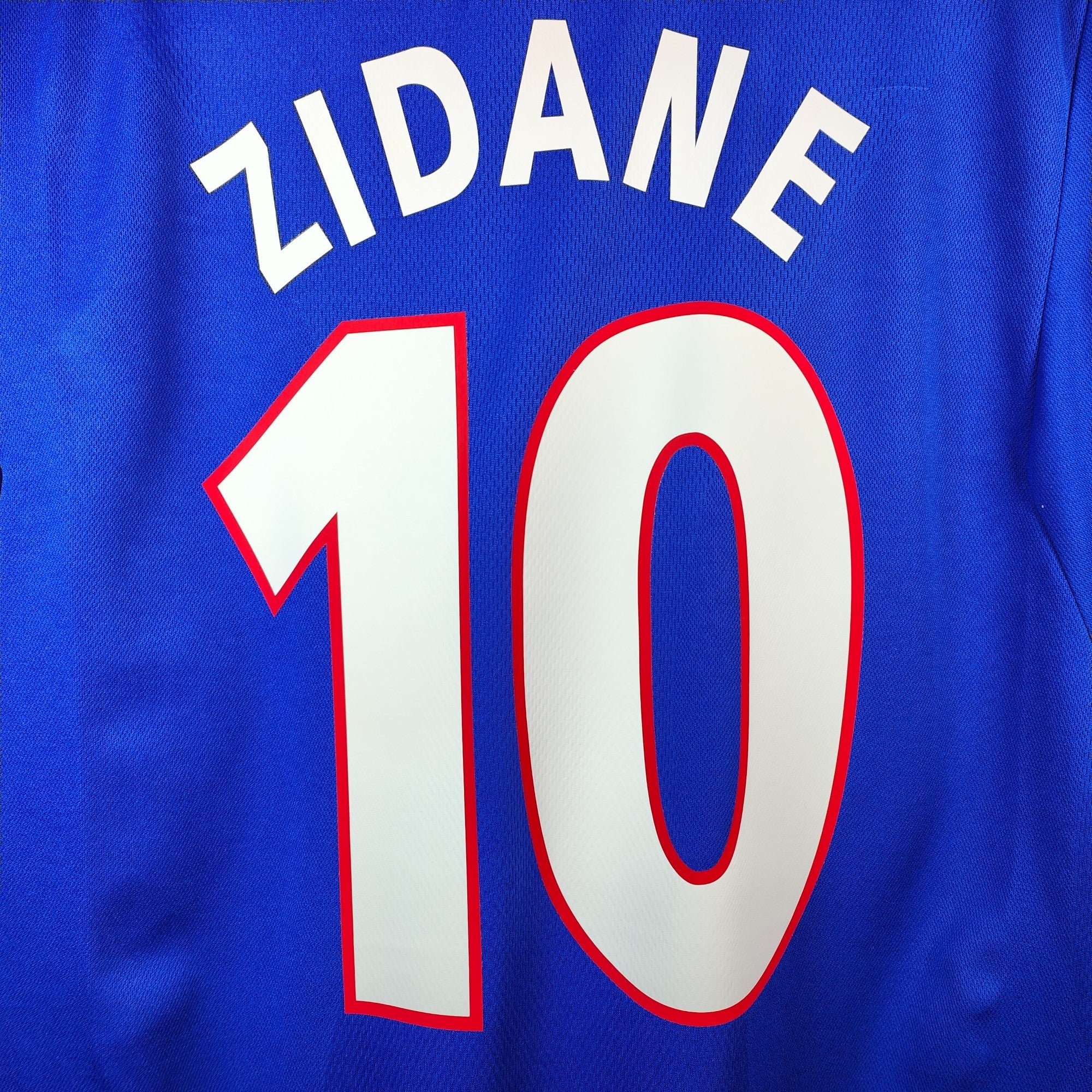 2000 - 02 France Home Shirt Zidane 10 (L) - Eternal Pitch