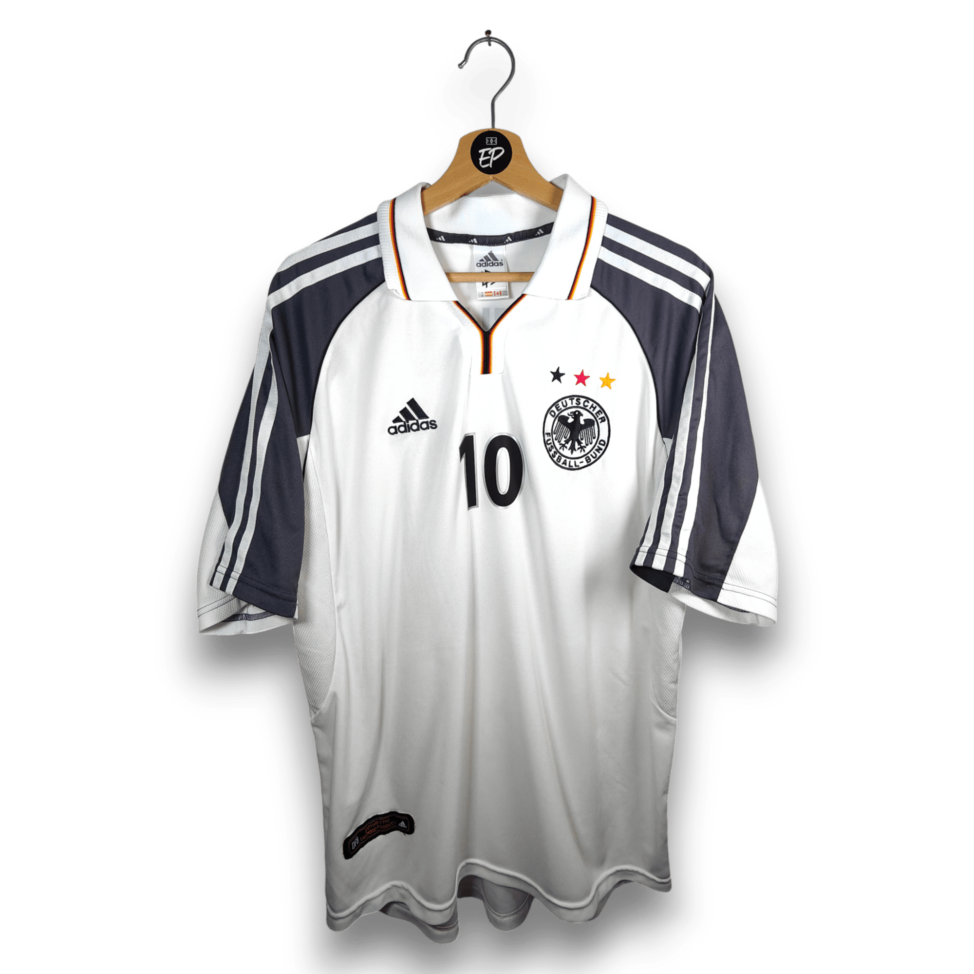 2000 - 02 Germany Home Shirt Matthaus 10 - 9.5/10 - (XL) - Eternal Pitch