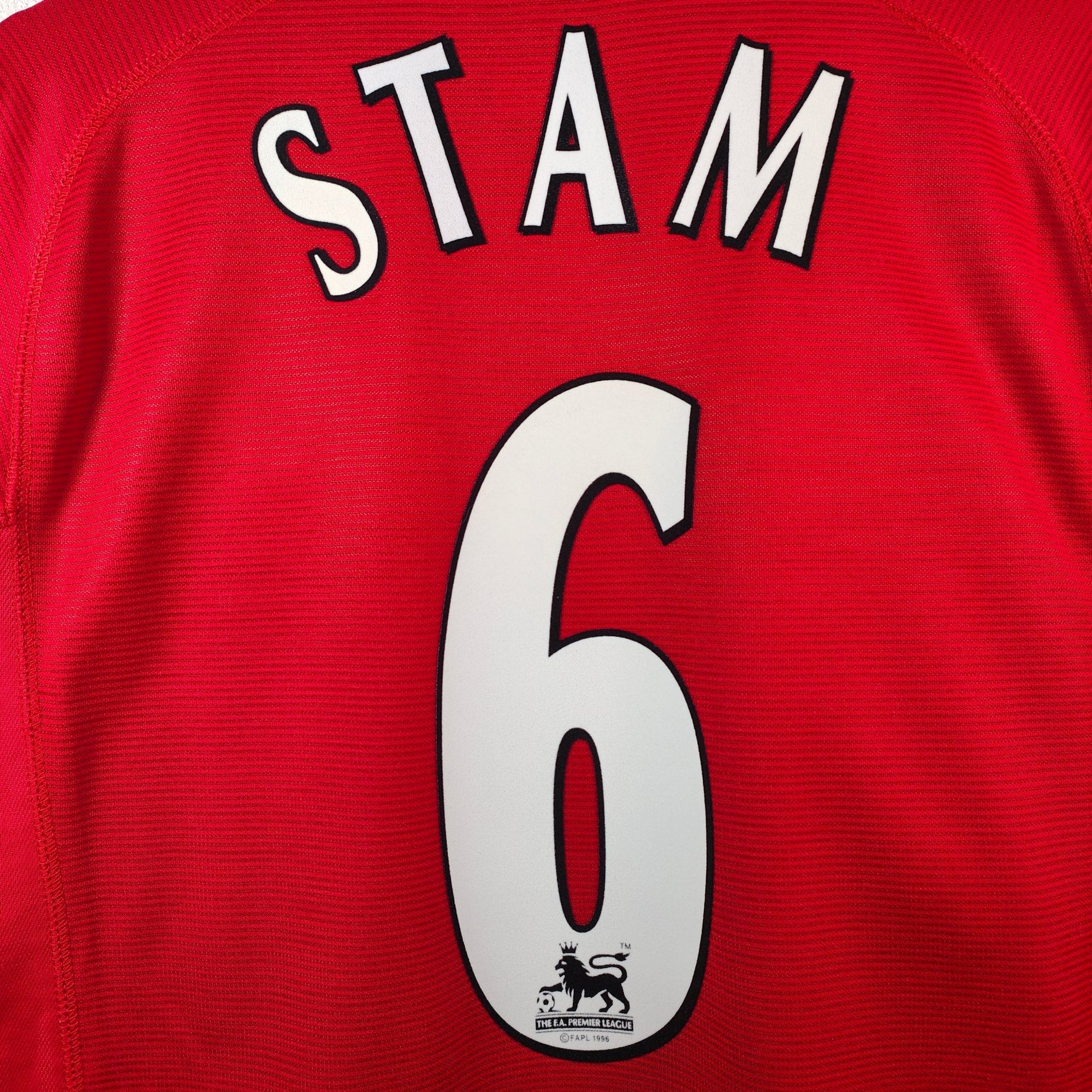 2000 - 02 Manchester United Home Shirt Stam 6 - 9.5/10 - (M) - Eternal Pitch