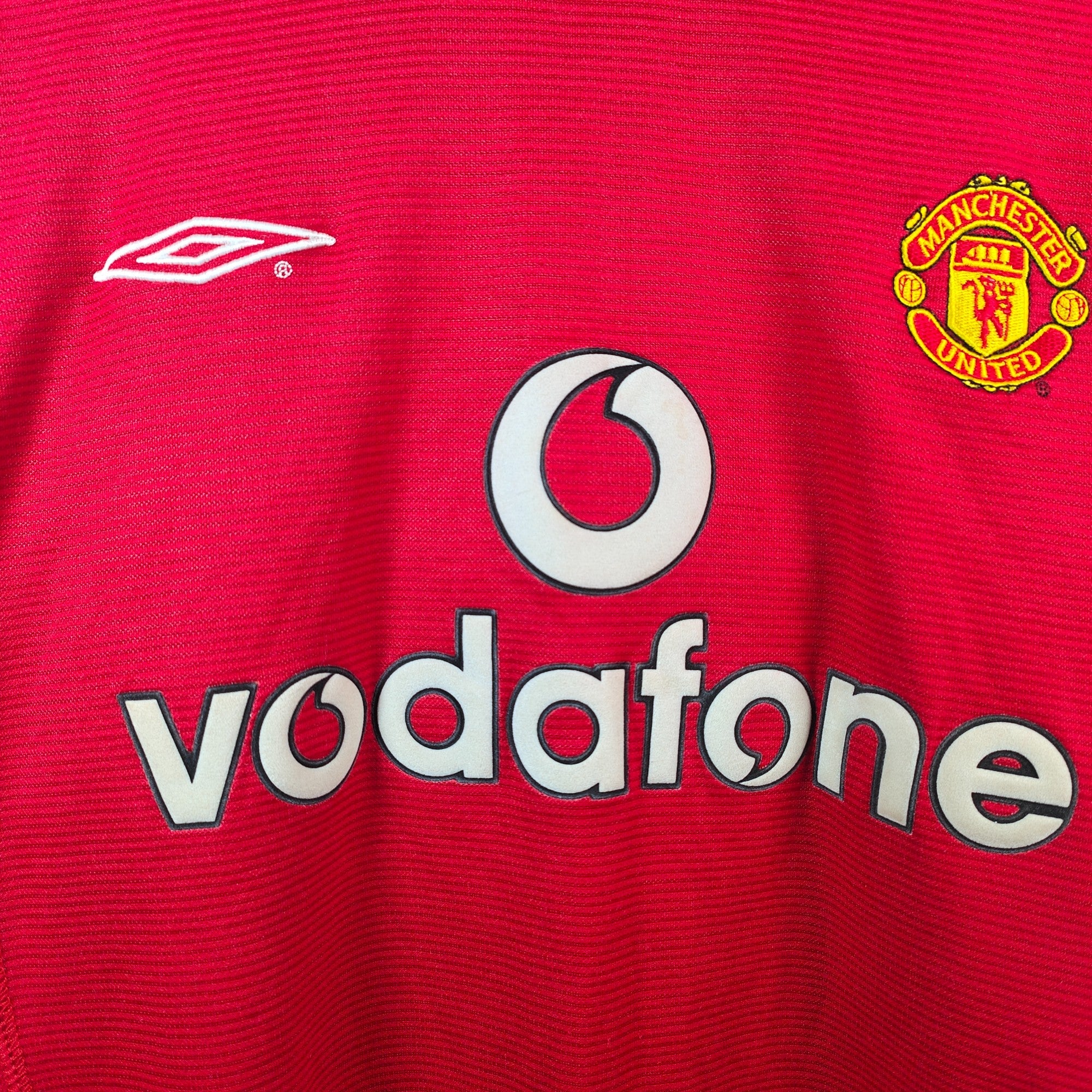 2000 - 02 Manchester United Home Shirt Stam 6 - 9.5/10 - (M) - Eternal Pitch