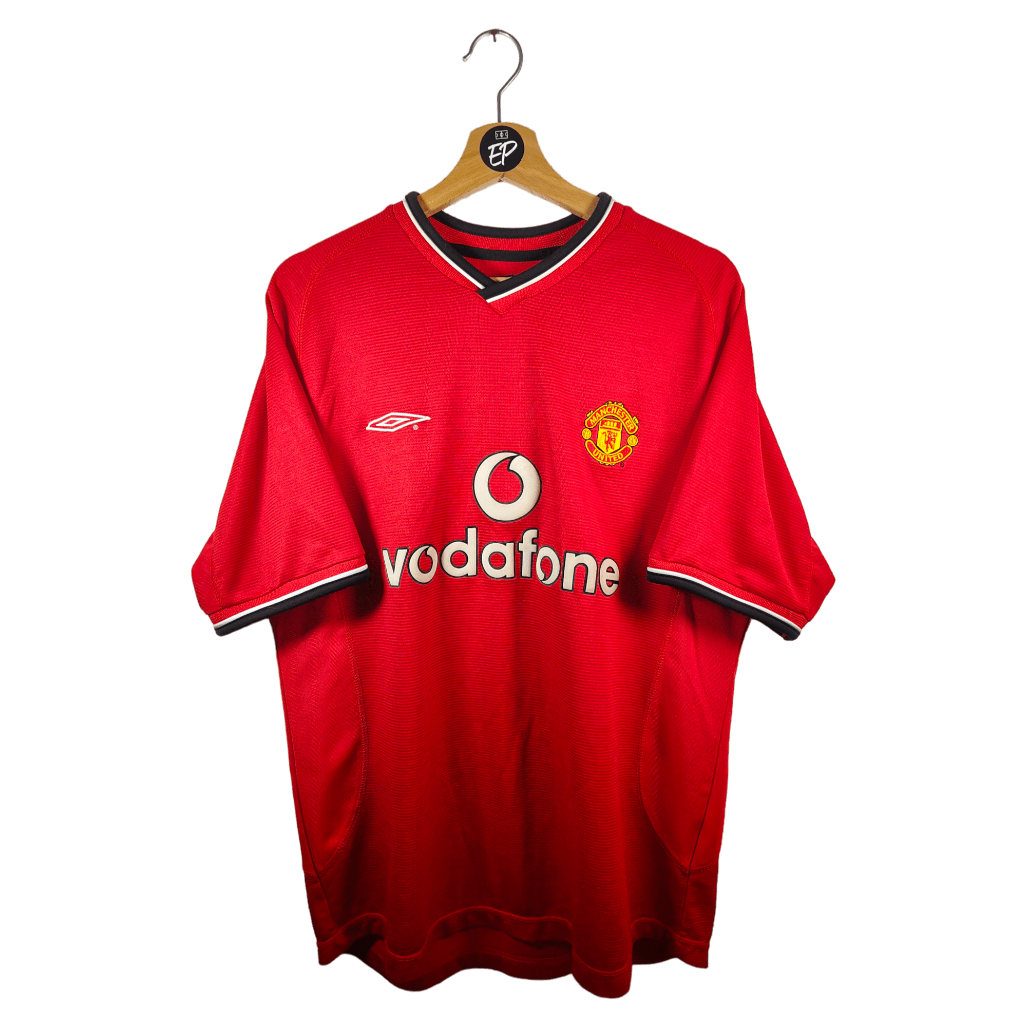 2000 - 02 Manchester United Home Shirt Stam 6 - 9.5/10 - (M) - Eternal Pitch