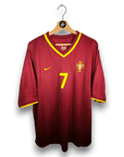 2000 - 02 Portugal Home Shirt Figo 7 - 9.5/10 - (XL) - Eternal Pitch