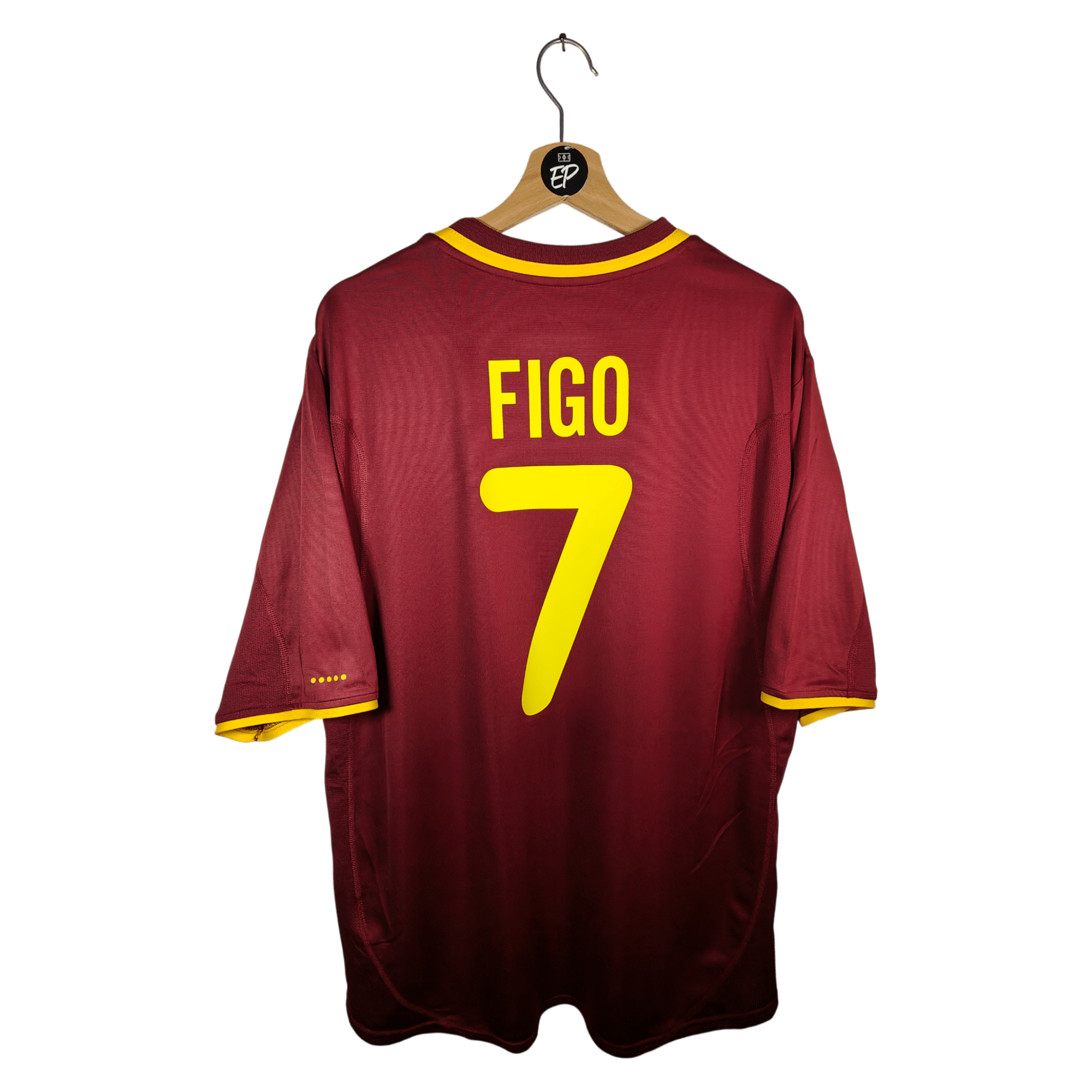 2000 - 02 Portugal Home Shirt Figo 7 - 9.5/10 - (XL) - Eternal Pitch