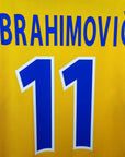 2000 - 02 Sweden Home Shirt Ibrahimovic 11 - 9/10 - (M) - Eternal Pitch