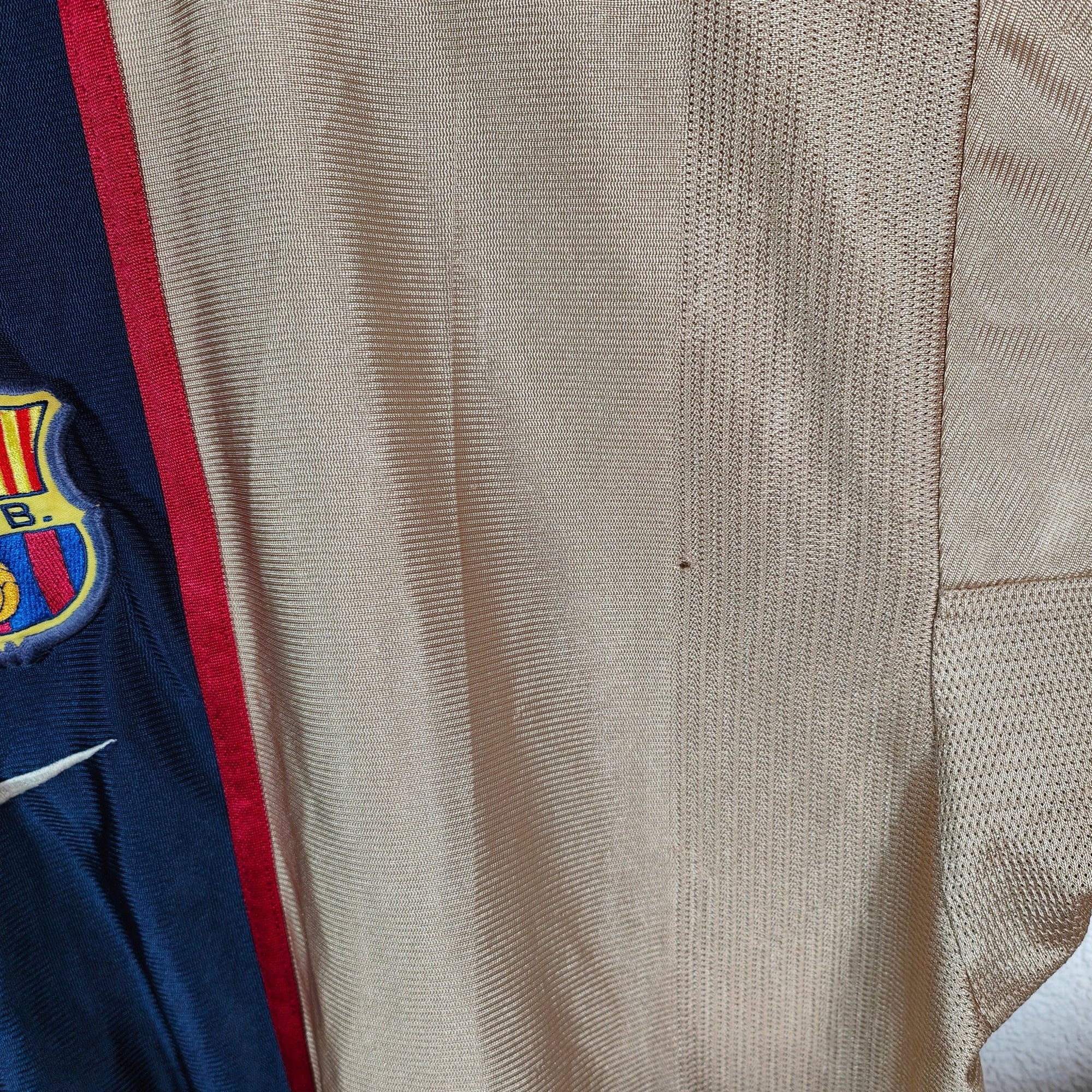 2001 - 02 FC Barcelona Away Shirt Rivaldo 10 - 6/10 - (XL) - Eternal Pitch