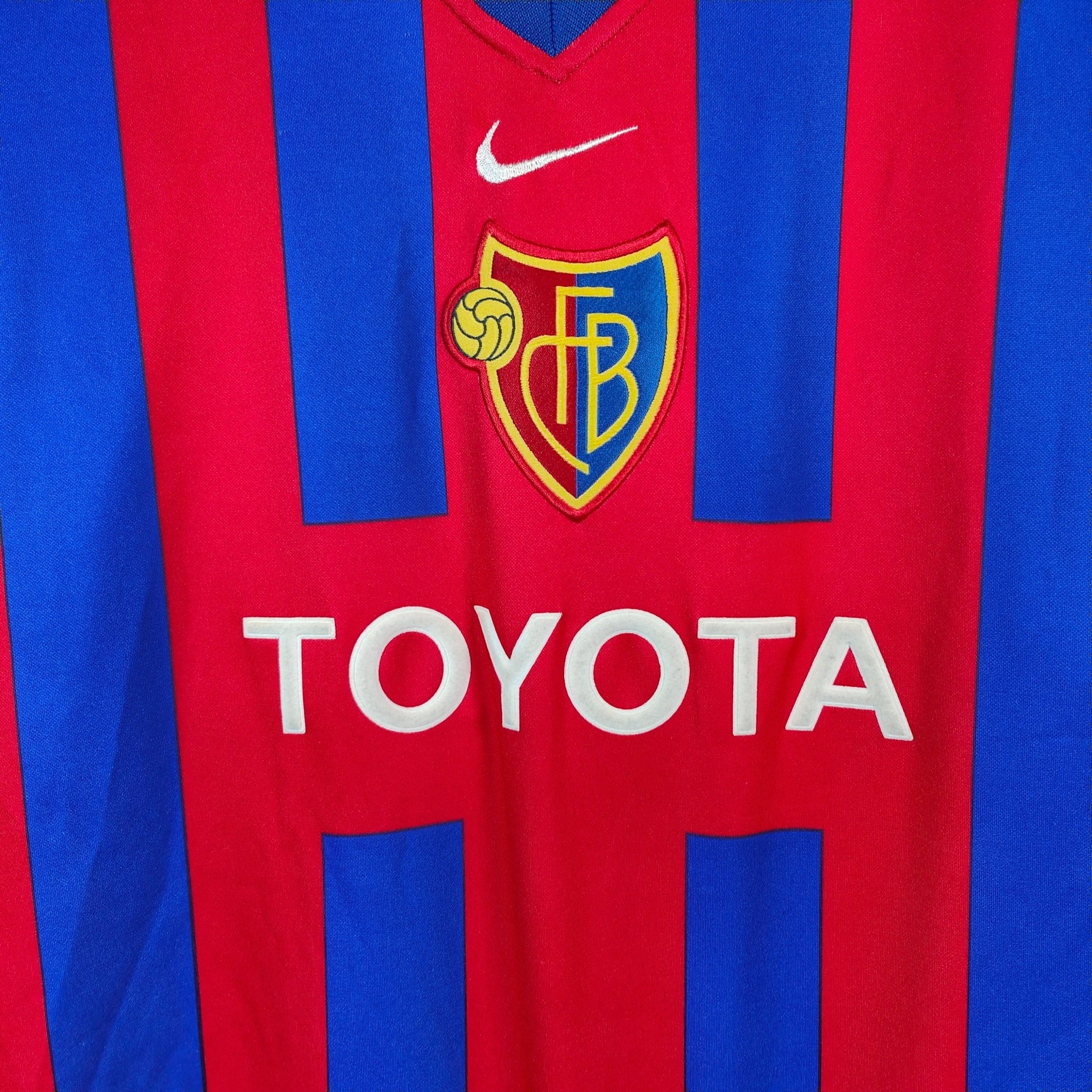 2001 - 02 FC Basel Home Shirt Atouba 24 (L) - Eternal Pitch