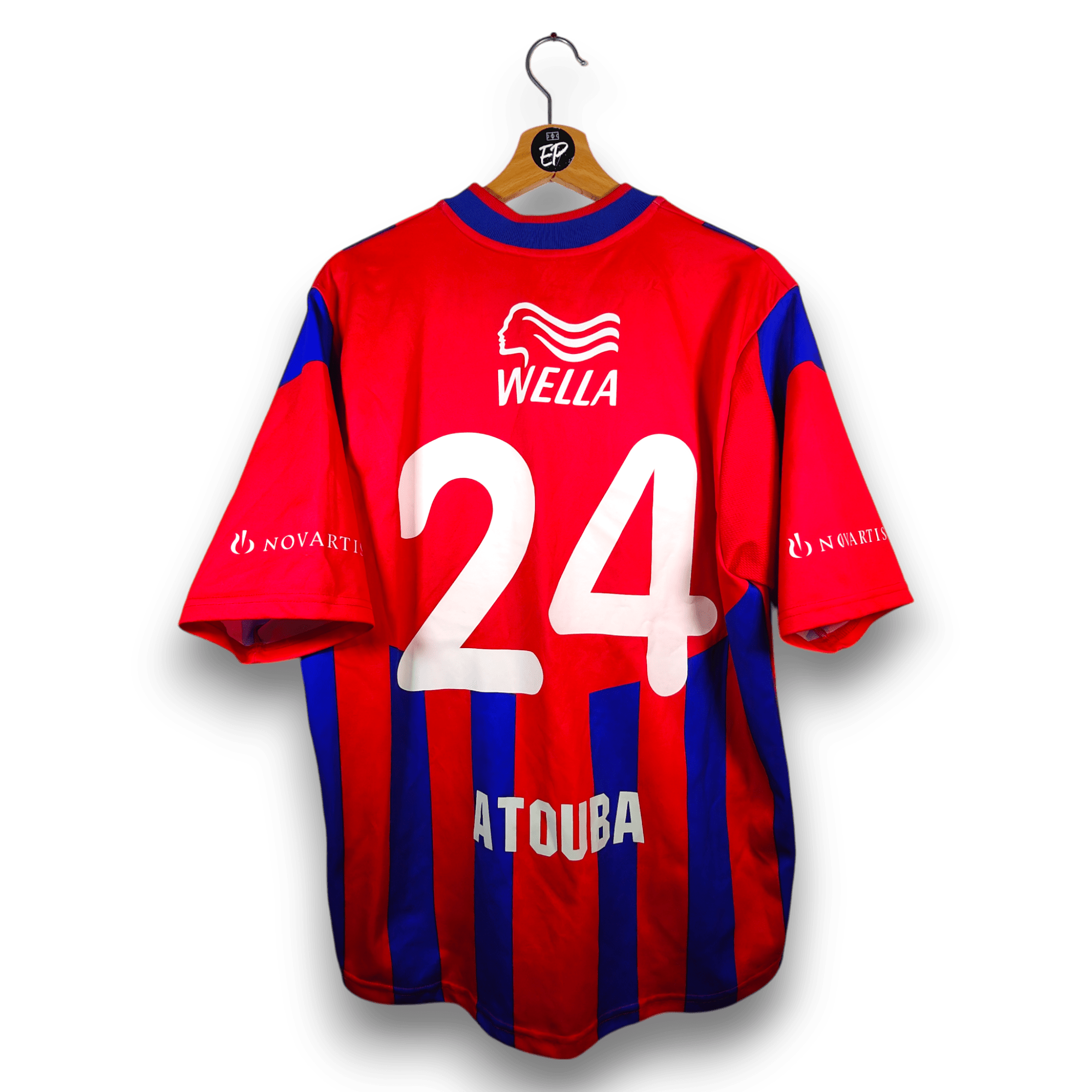 2001 - 02 FC Basel Home Shirt Atouba 24 (L) - Eternal Pitch