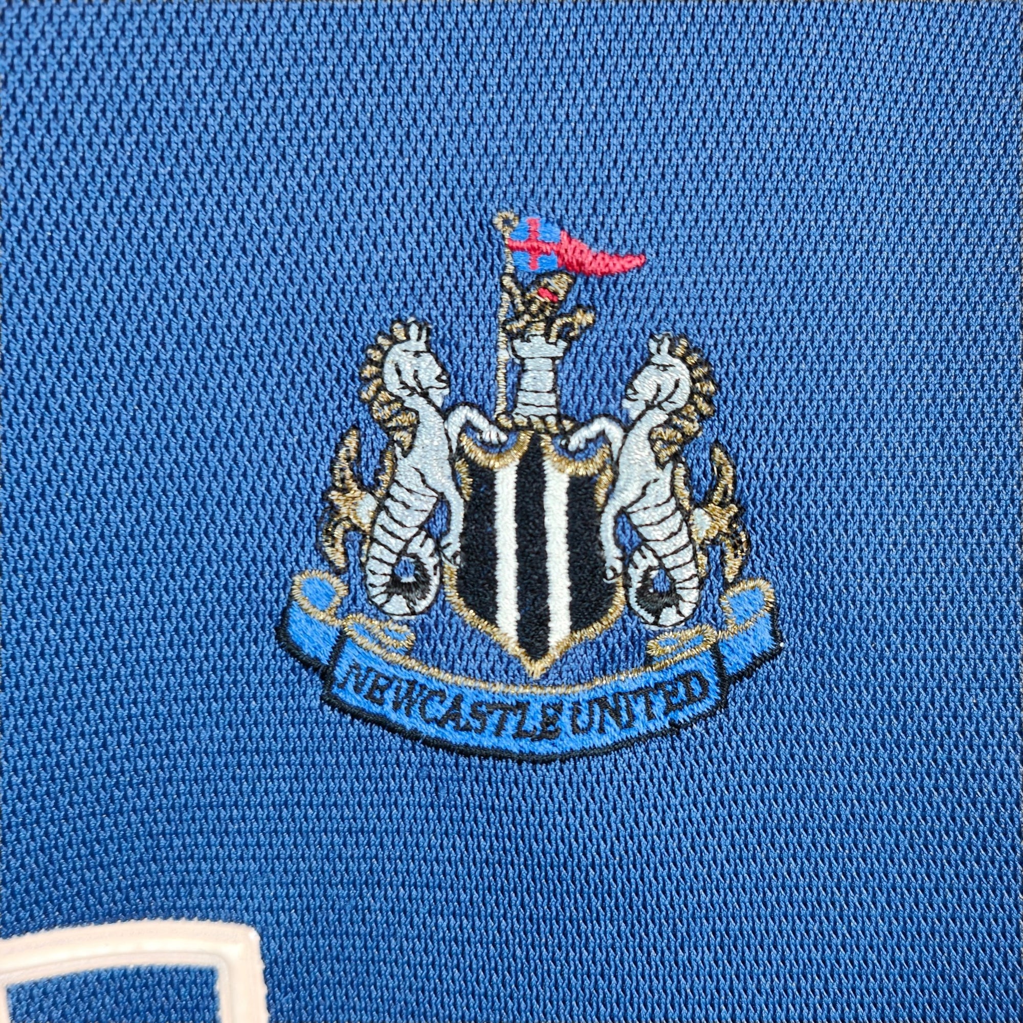 2001 - 02 Newcastle Away Shirt Shearer 9 - 8.5/10 - (M) - Eternal Pitch