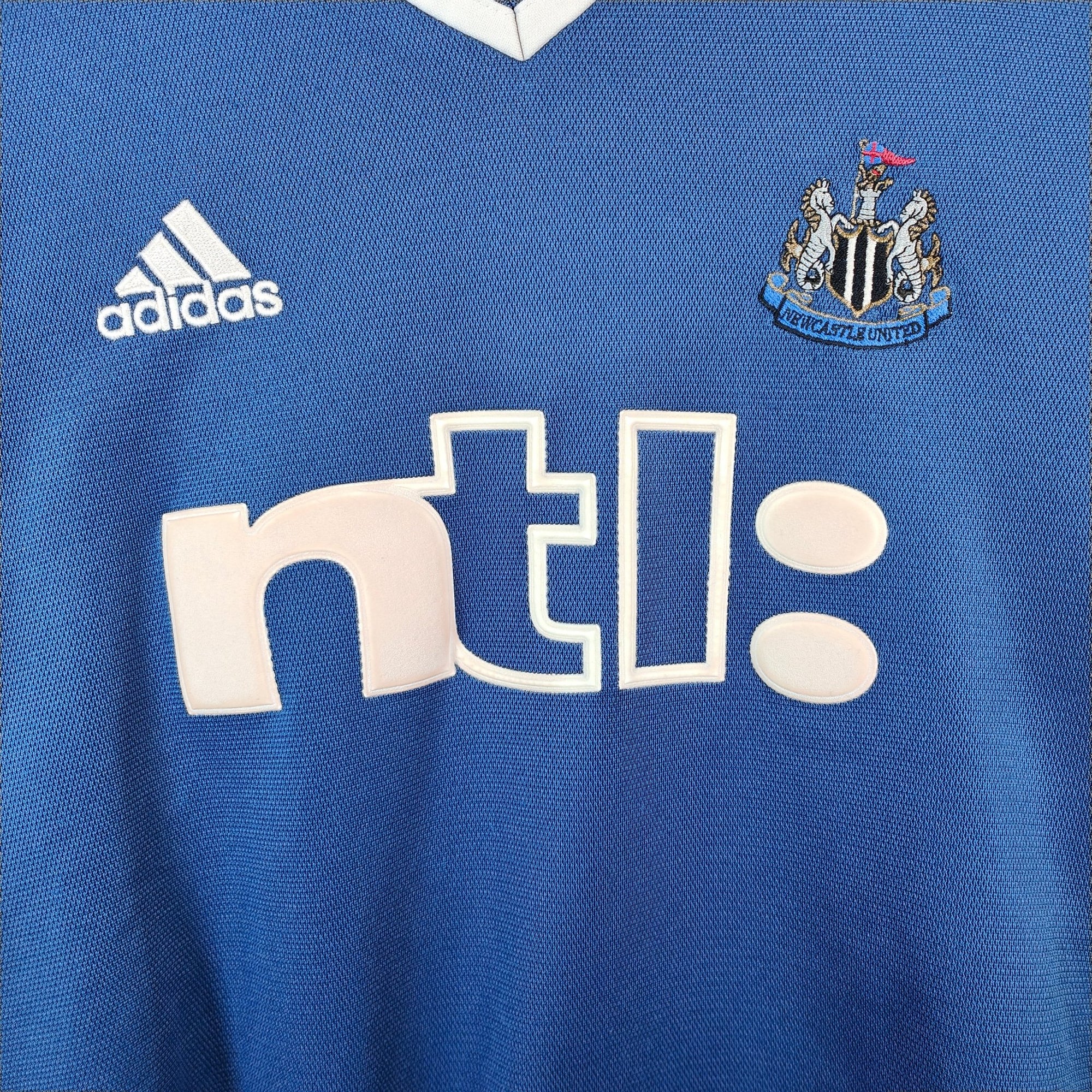 2001 - 02 Newcastle Away Shirt Shearer 9 - 8.5/10 - (M) - Eternal Pitch