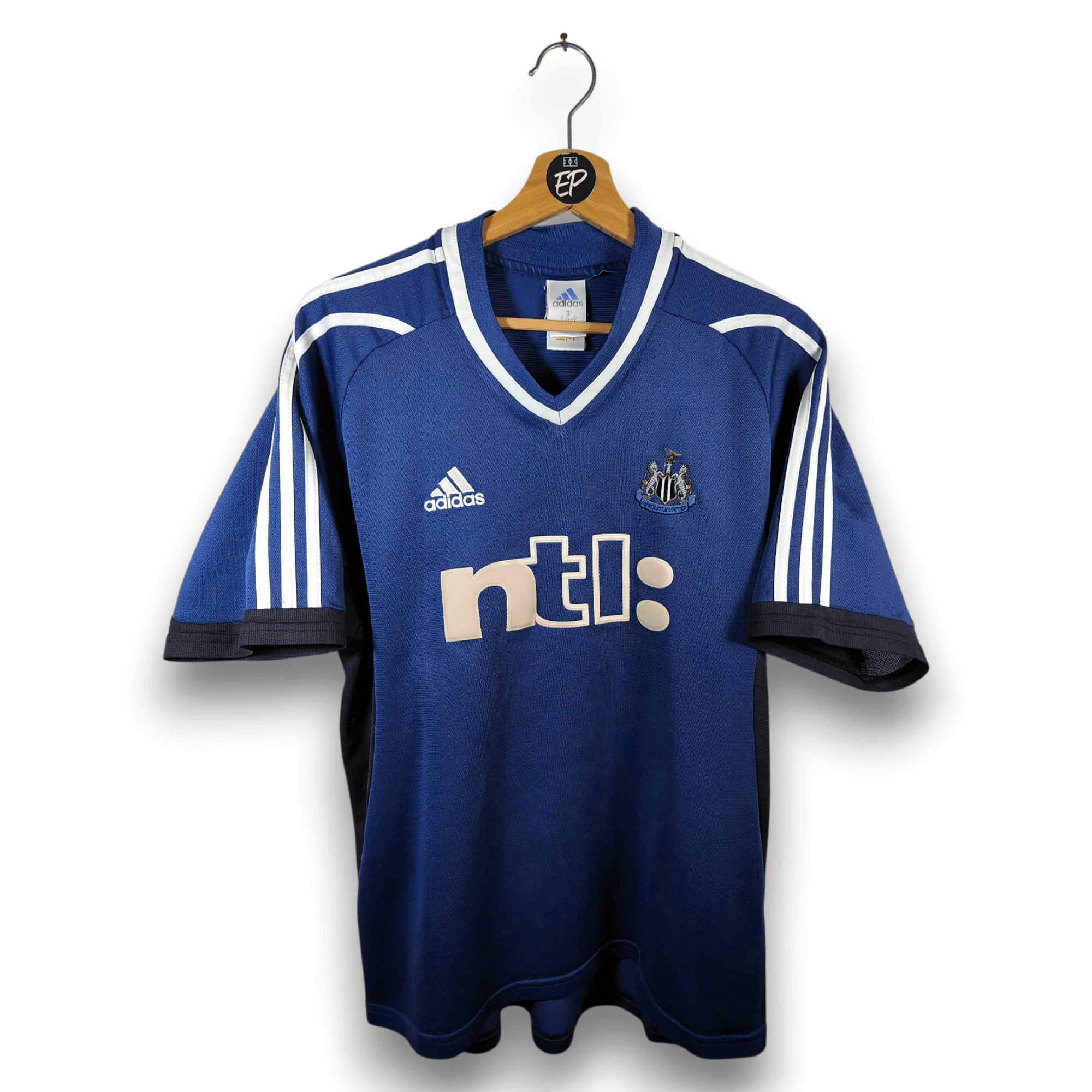 2001 - 02 Newcastle Away Shirt Shearer 9 - 8.5/10 - (M) - Eternal Pitch