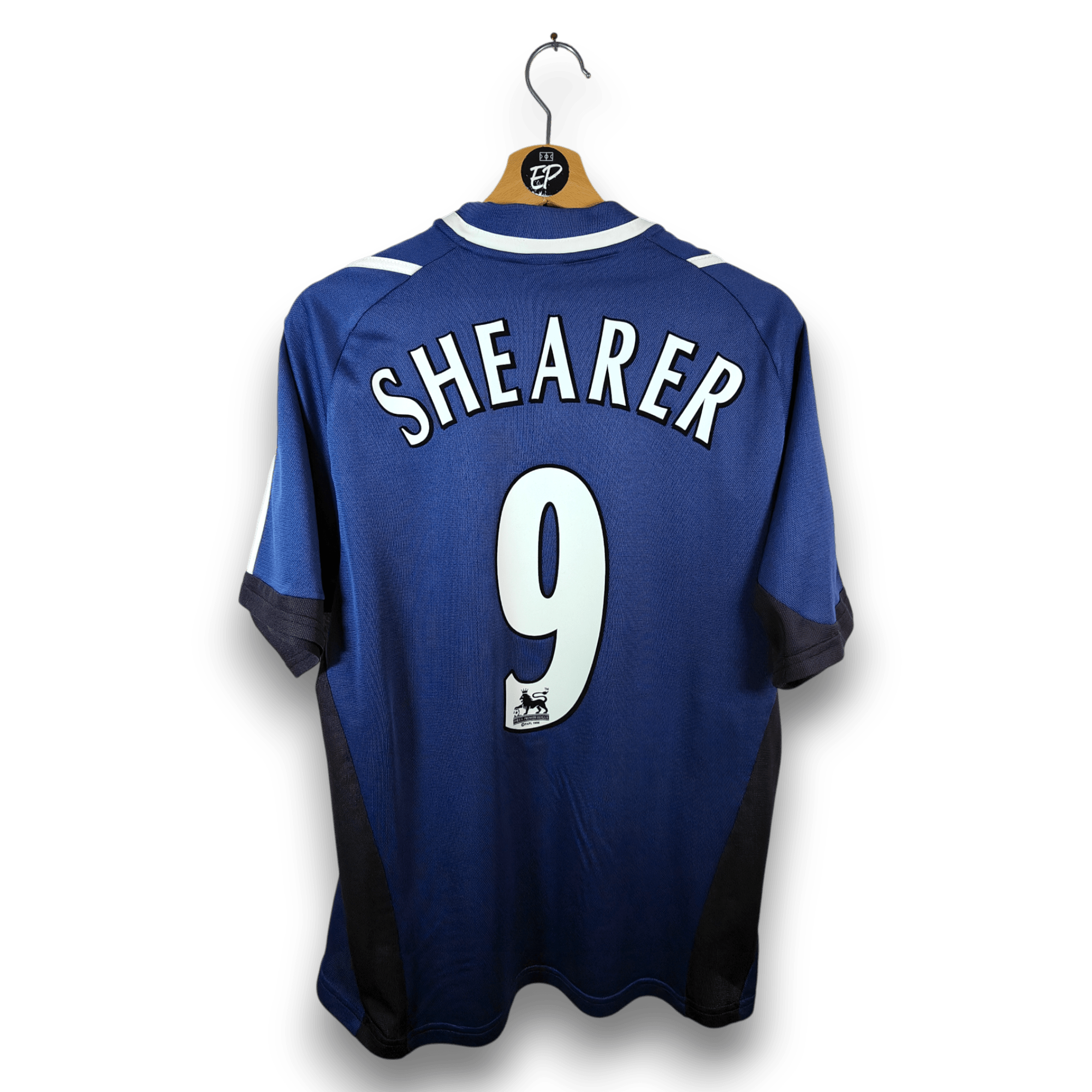 2001 - 02 Newcastle Away Shirt Shearer 9 - 8.5/10 - (M) - Eternal Pitch