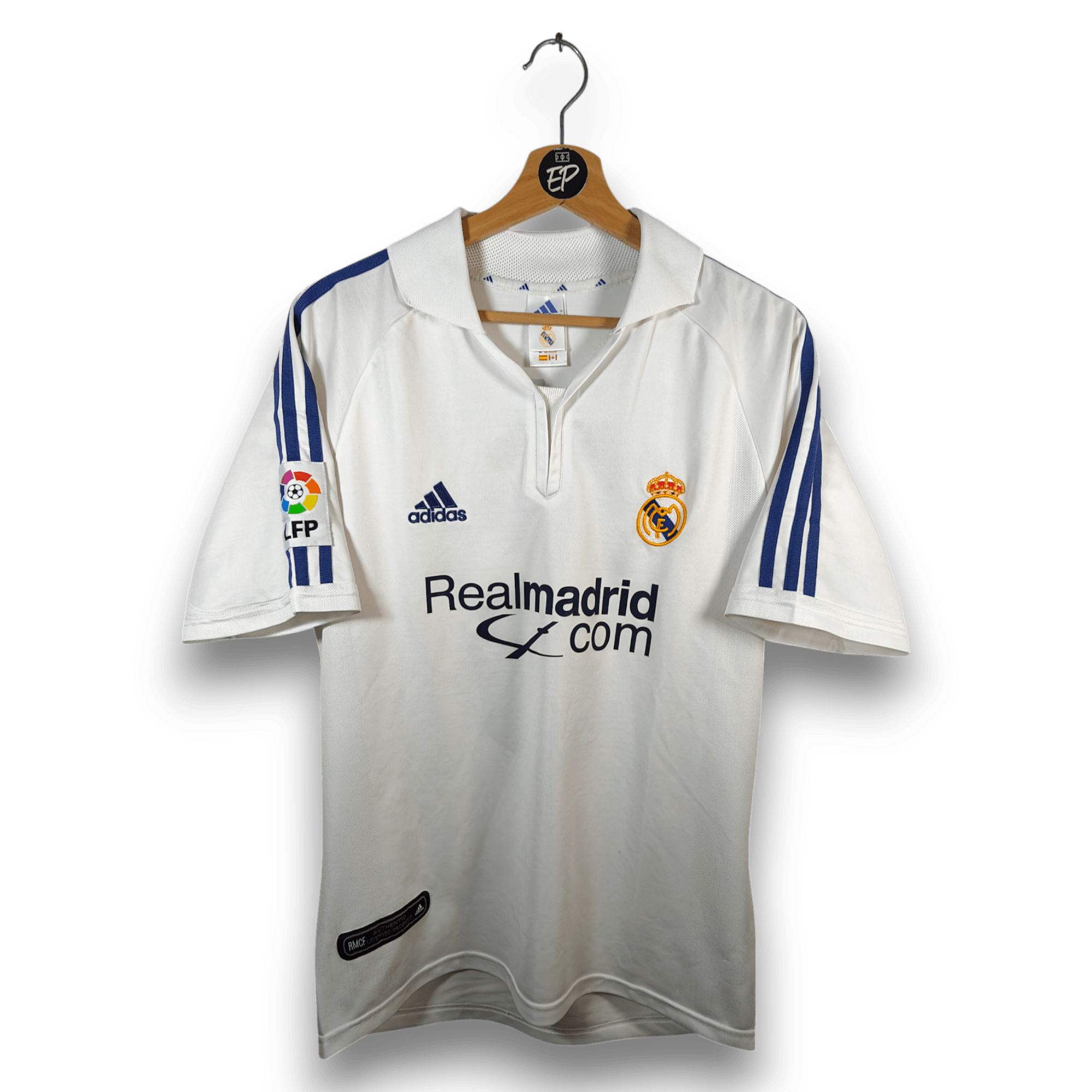 2001 - 02 Real Madrid Home Shirt Zidane 5 - 7.5/10 - (S) - Eternal Pitch