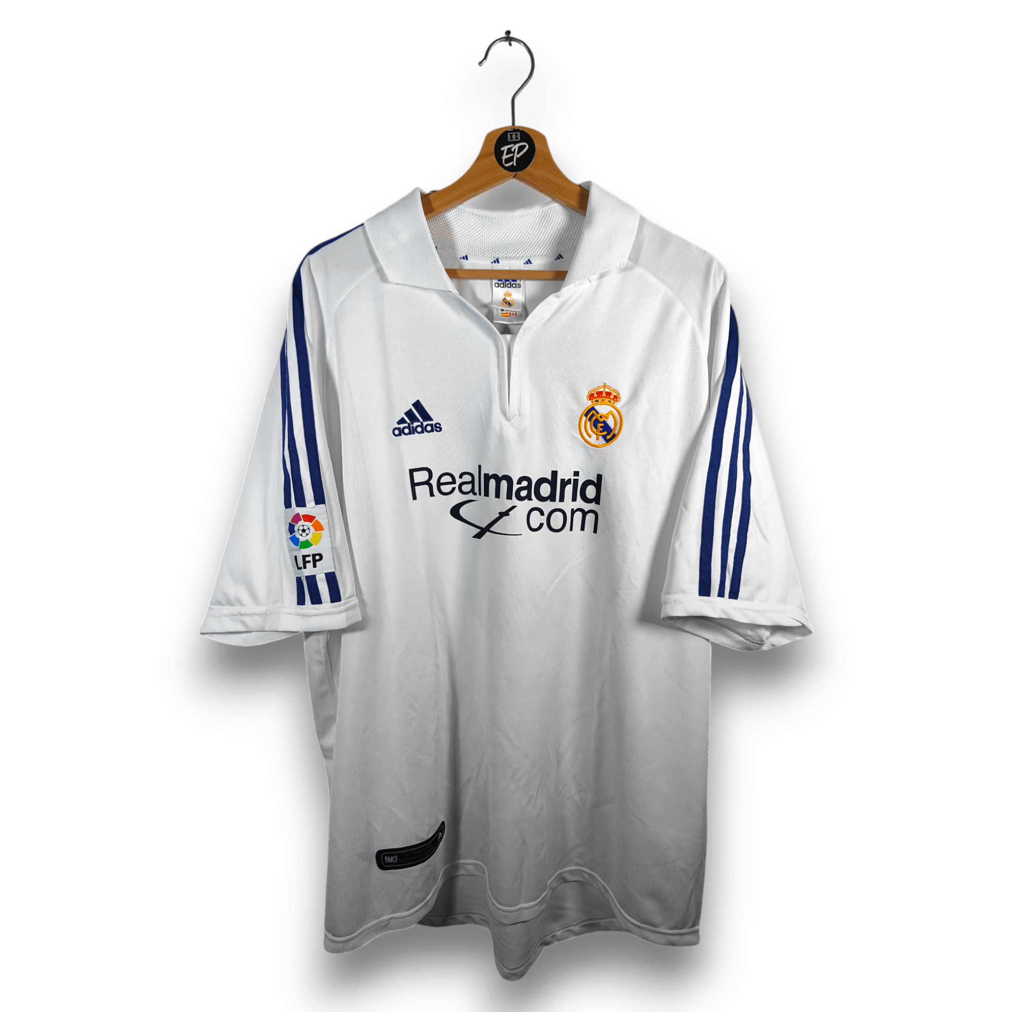 2001 - 02 Real Madrid Home Shirt Zidane 5 - 9/10 - (XL) - Eternal Pitch