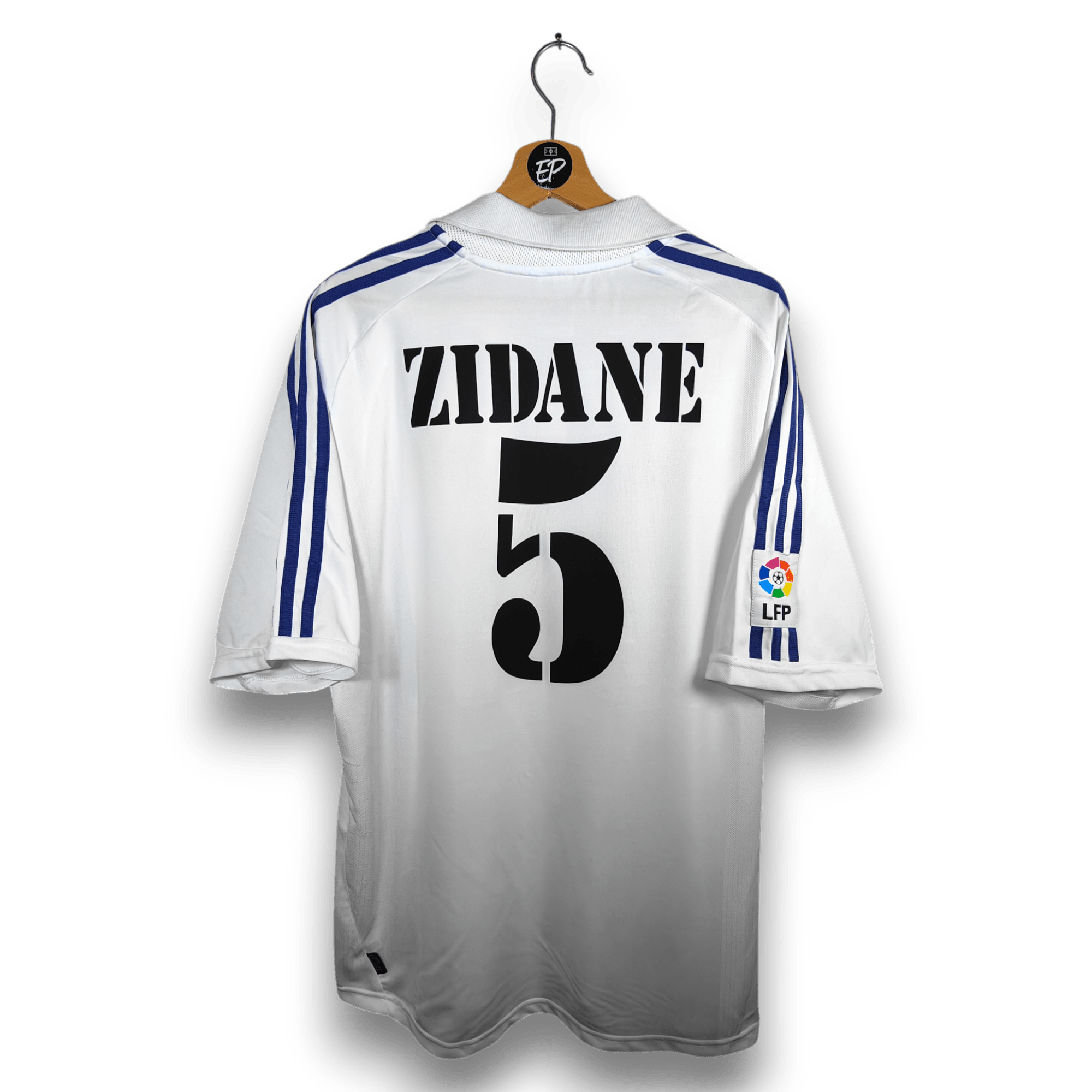 2001 - 02 Real Madrid Home Shirt Zidane 5 - 9/10 - (XL) - Eternal Pitch