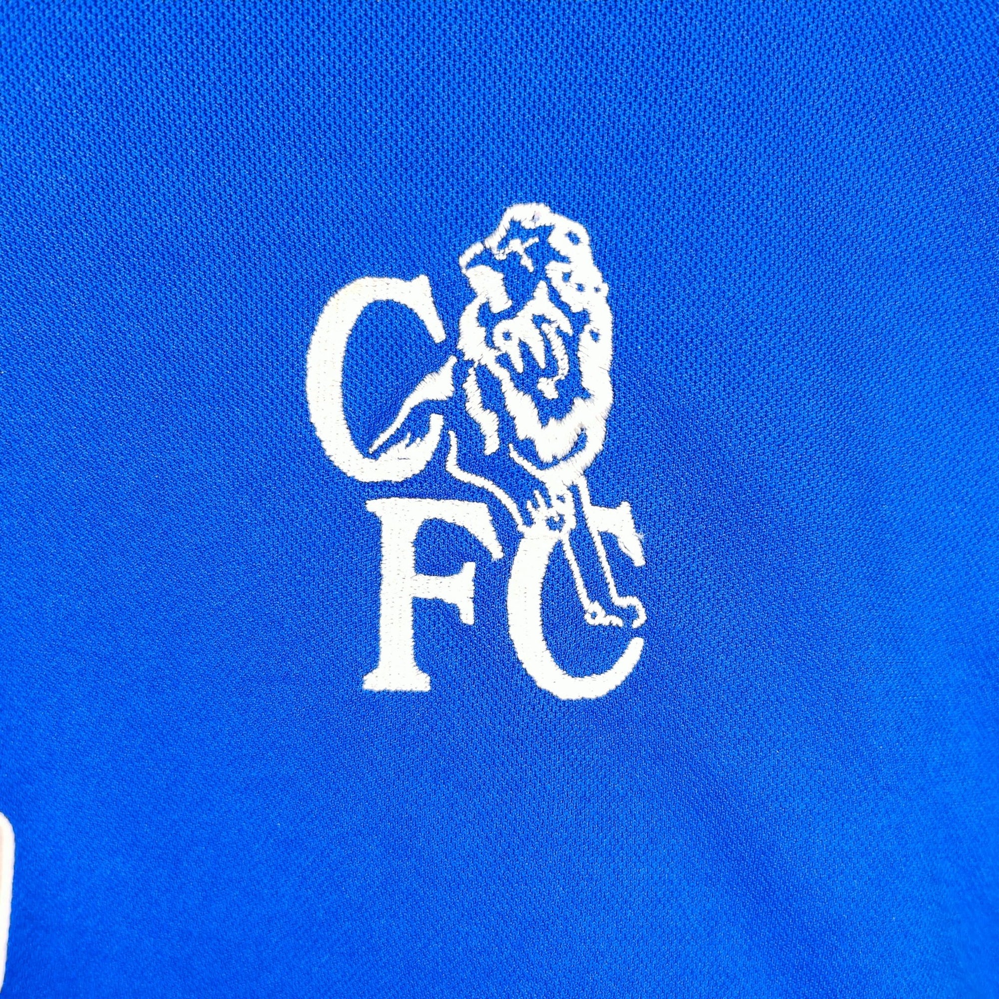 2001 - 03 Chelsea Home Shirt Zola 25 - 9.5/10 - (XL) - Eternal Pitch