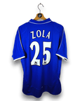 2001 - 03 Chelsea Home Shirt Zola 25 - 9.5/10 - (XL) - Eternal Pitch