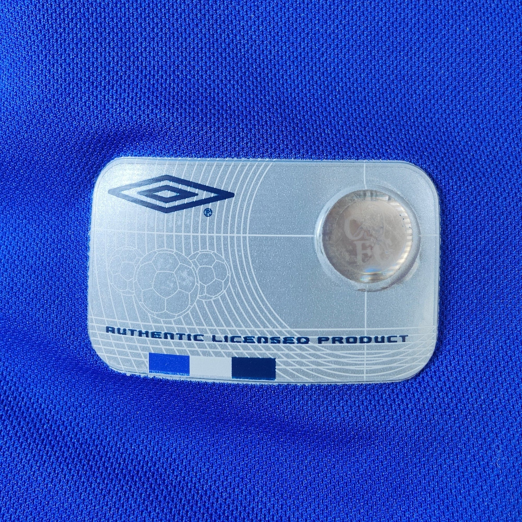 2001 - 03 Chelsea Home Shirt Zola 25 - 9.5/10 - (XL) - Eternal Pitch