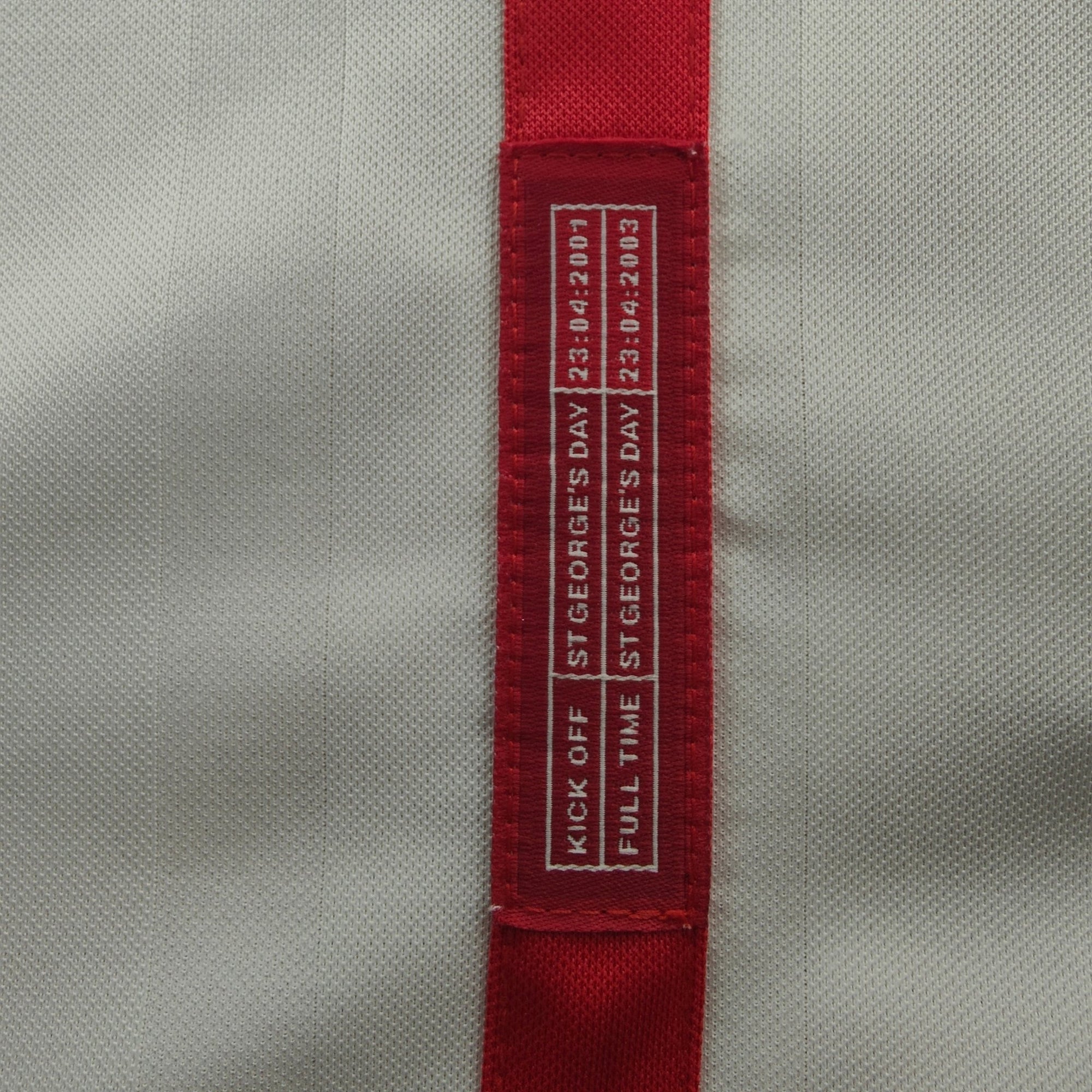 2001 - 03 England Home Shirt Gerrard 4 - 8.5/10 - (XL) - Eternal Pitch