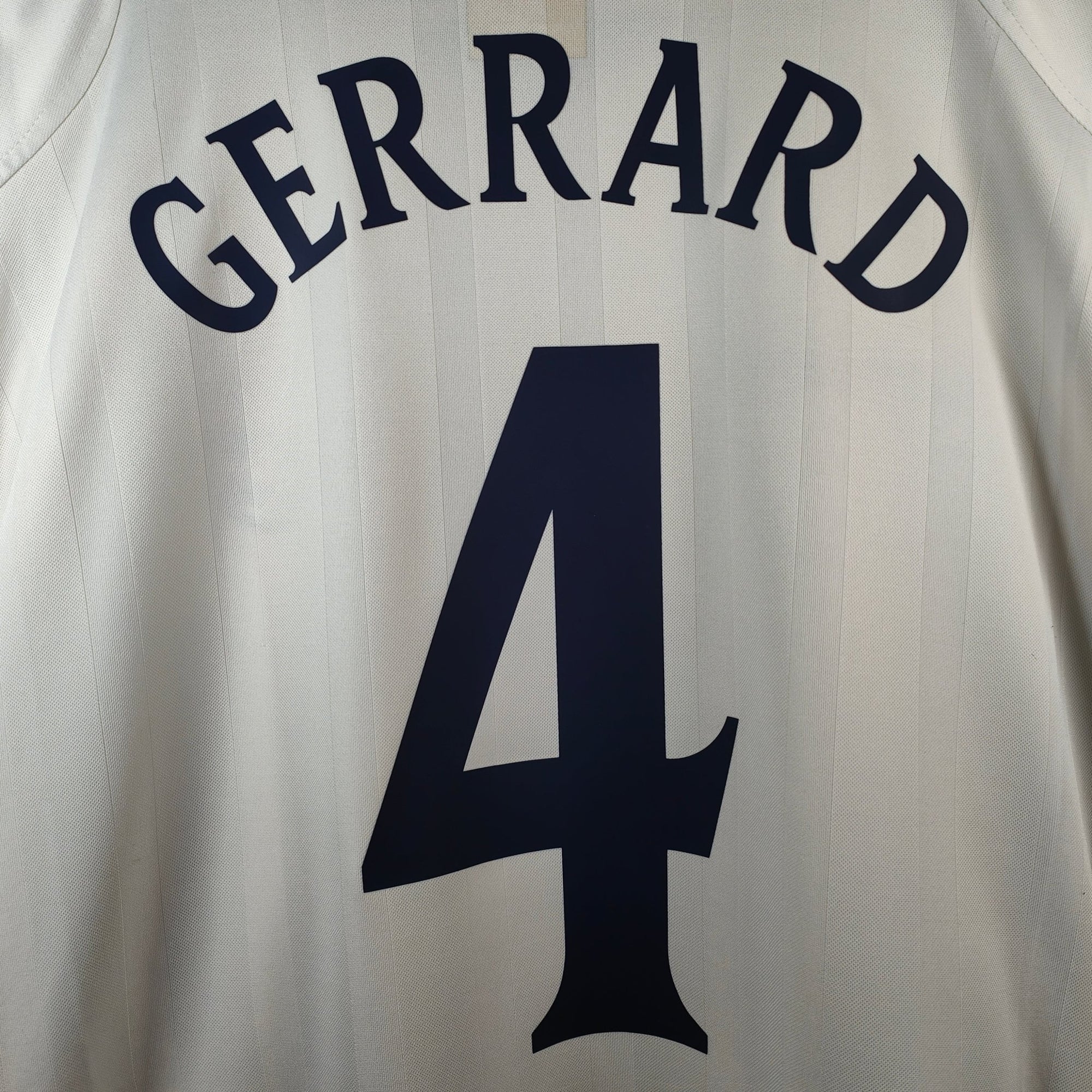 2001 - 03 England Home Shirt Gerrard 4 - 8.5/10 - (XL) - Eternal Pitch