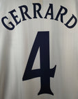 2001 - 03 England Home Shirt Gerrard 4 - 8.5/10 - (XL) - Eternal Pitch