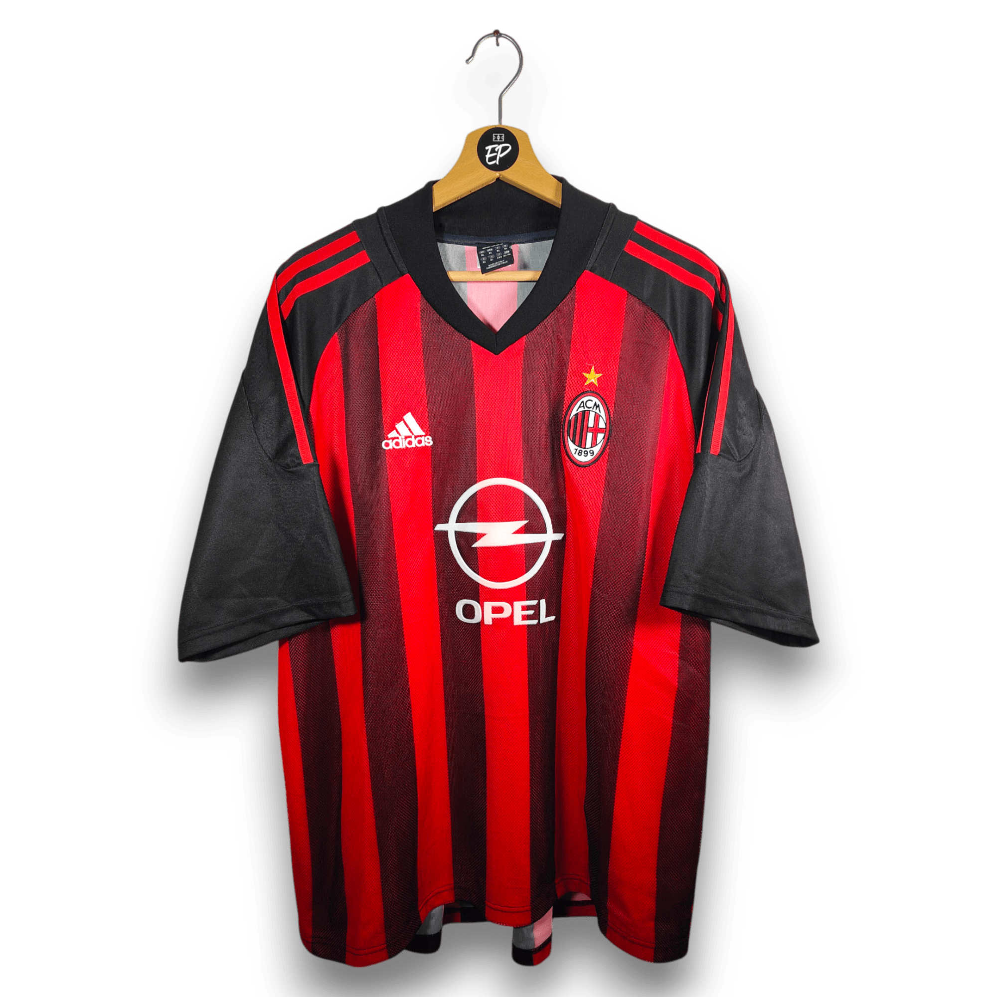 2002 - 03 AC Milan Home Shirt Inzaghi 9 - 9.5/10 - (XL) - Eternal Pitch