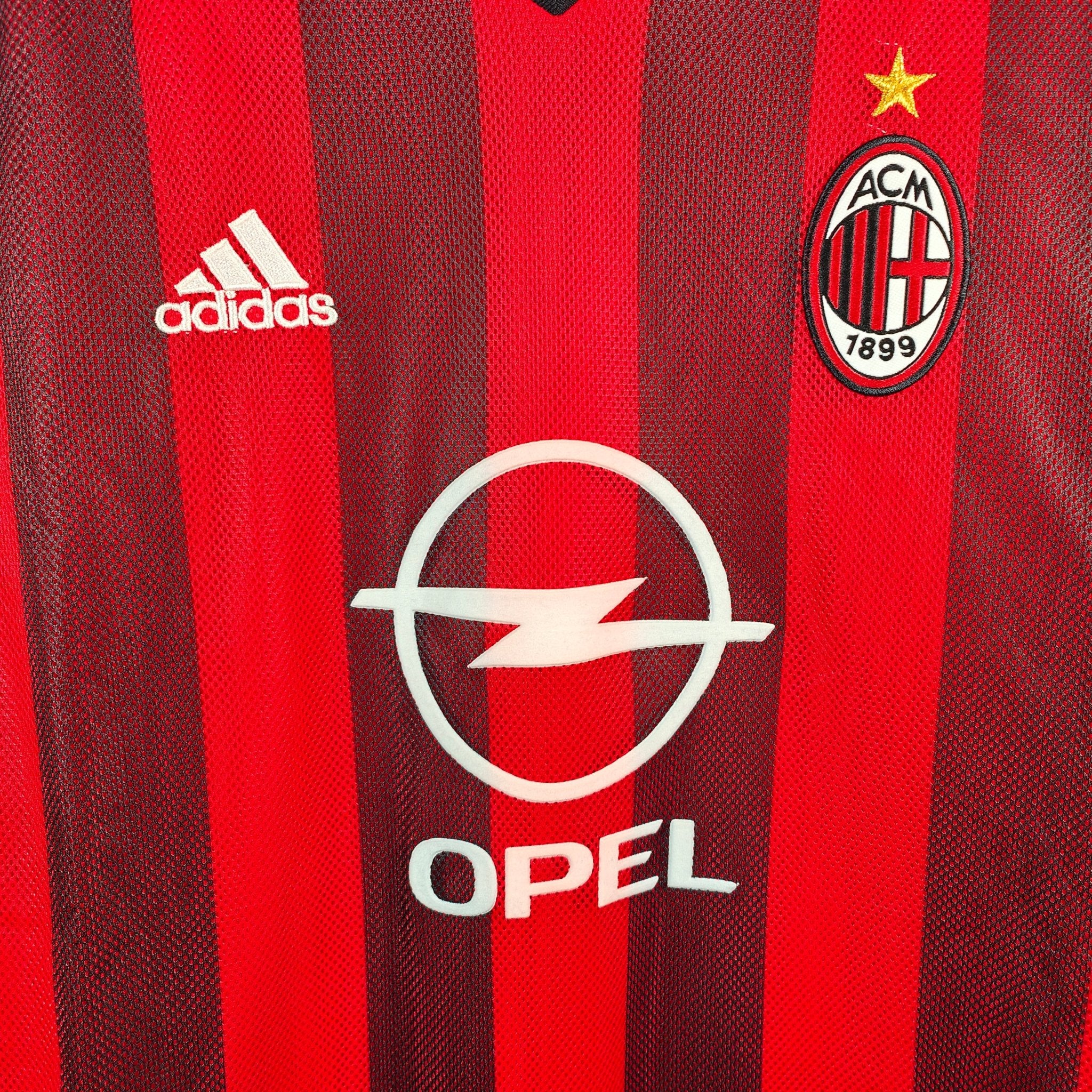 2002-03 AC Milan Home Shirt Inzaghi #9 - 9.5/10 - (XL) – 156165
