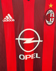 2002 - 03 AC Milan Home Shirt Inzaghi 9 - 9.5/10 - (XL) - Eternal Pitch