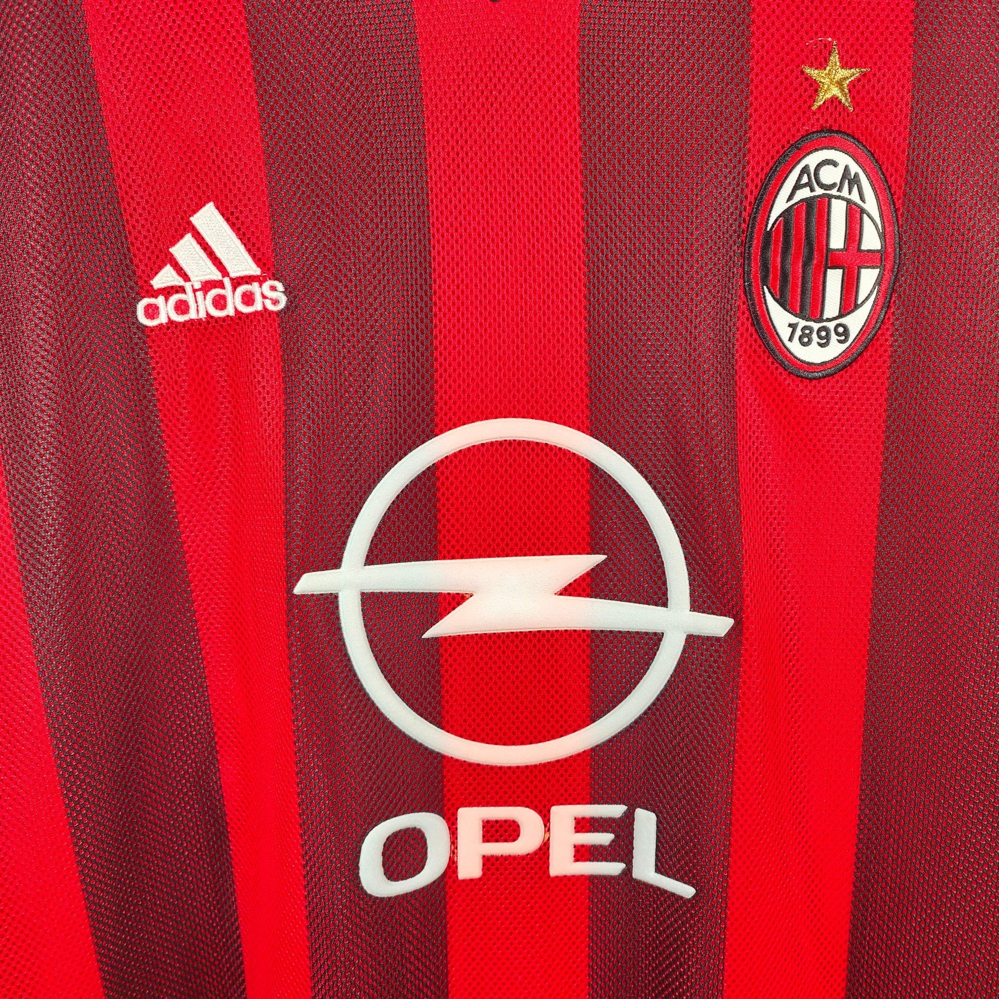 2002 - 03 AC Milan Home Shirt Maldini 3 - 9/10 - (XL) - Eternal Pitch