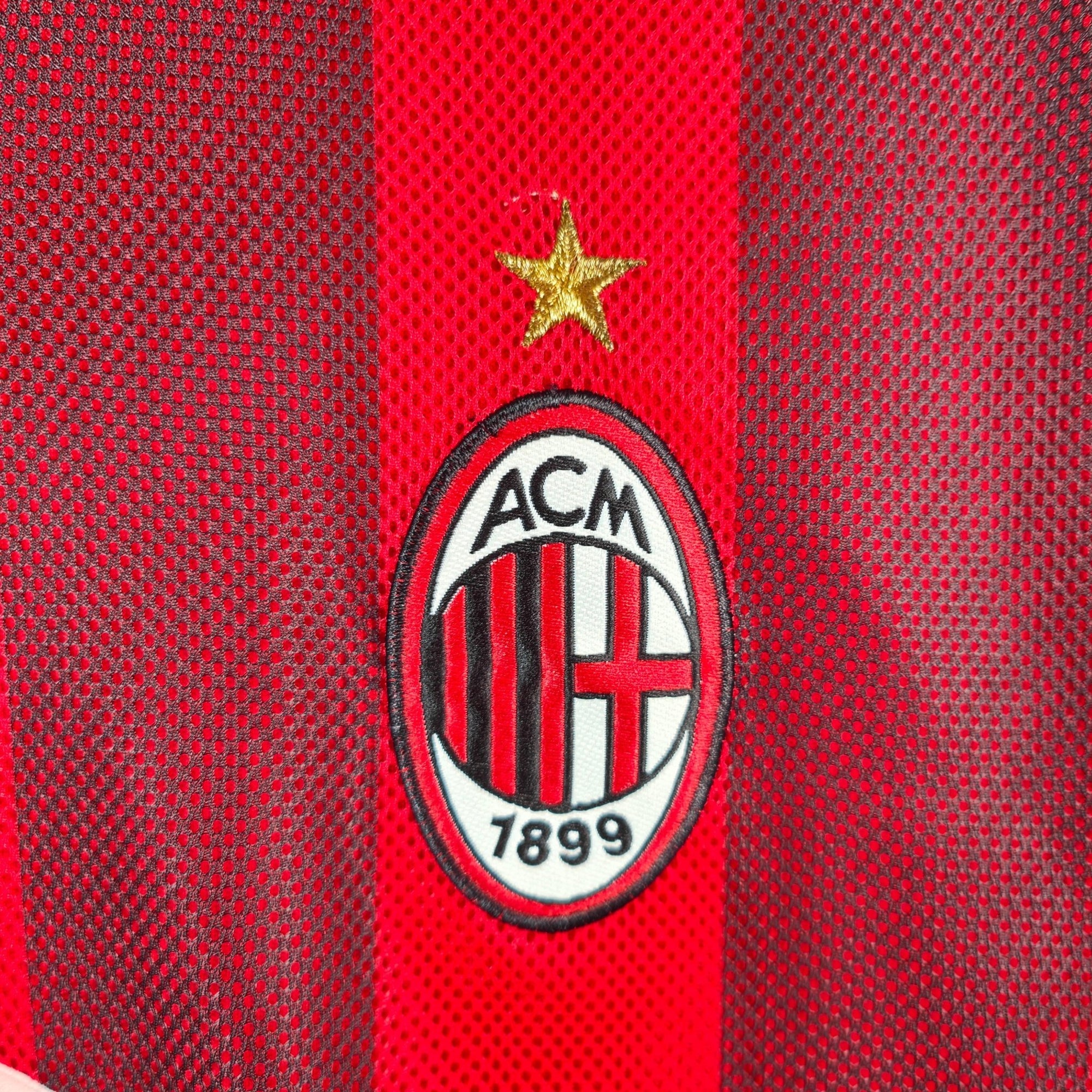 2002 - 03 AC Milan Home Shirt Maldini 3 - 9/10 - (XL) - Eternal Pitch