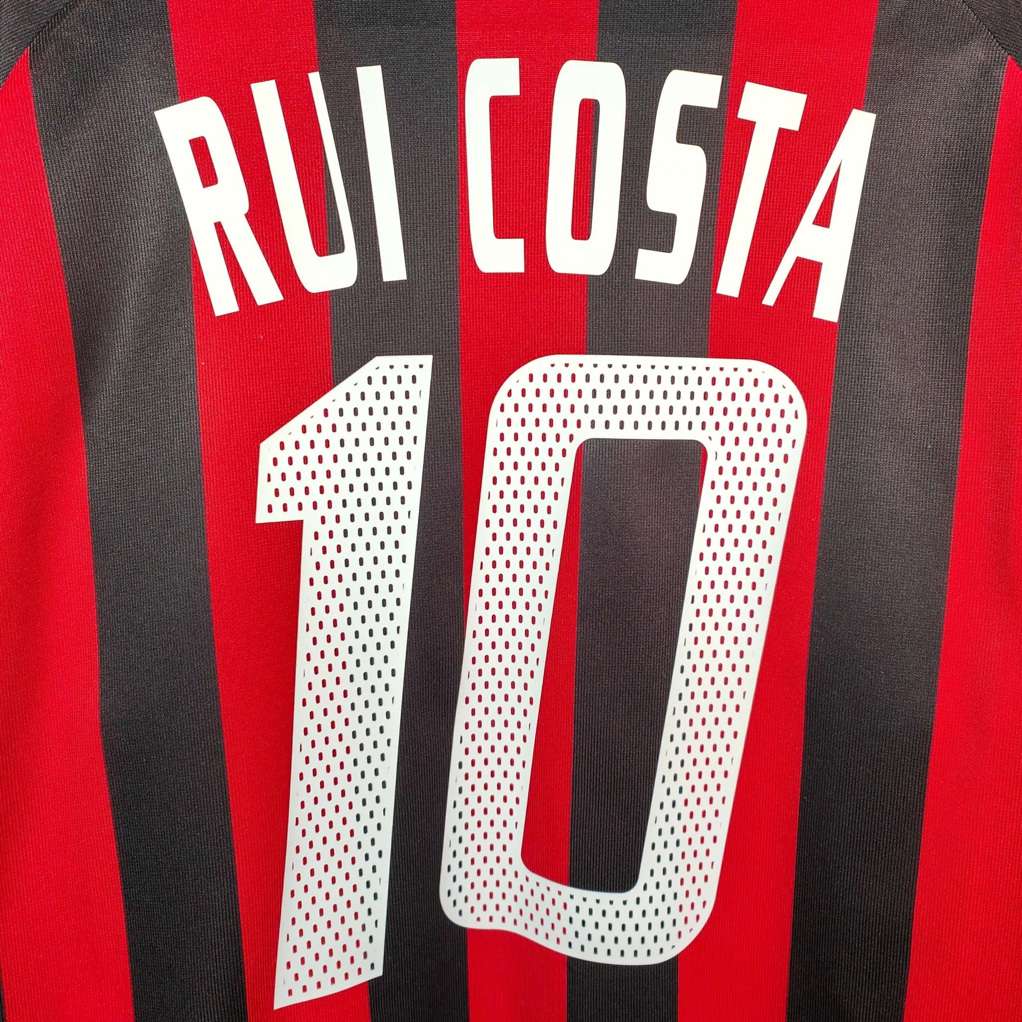 2002 - 03 AC Milan Home Shirt Rui Costa 10 - 8.5/10 - (L) - Eternal Pitch