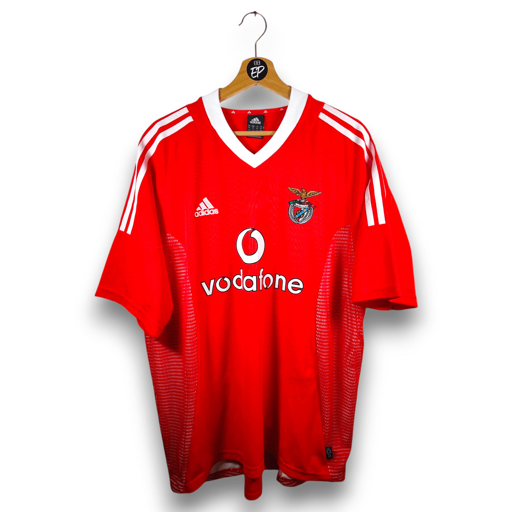 2002 - 03 Benfica Home Shirt - 9/10 - (XL) - Eternal Pitch