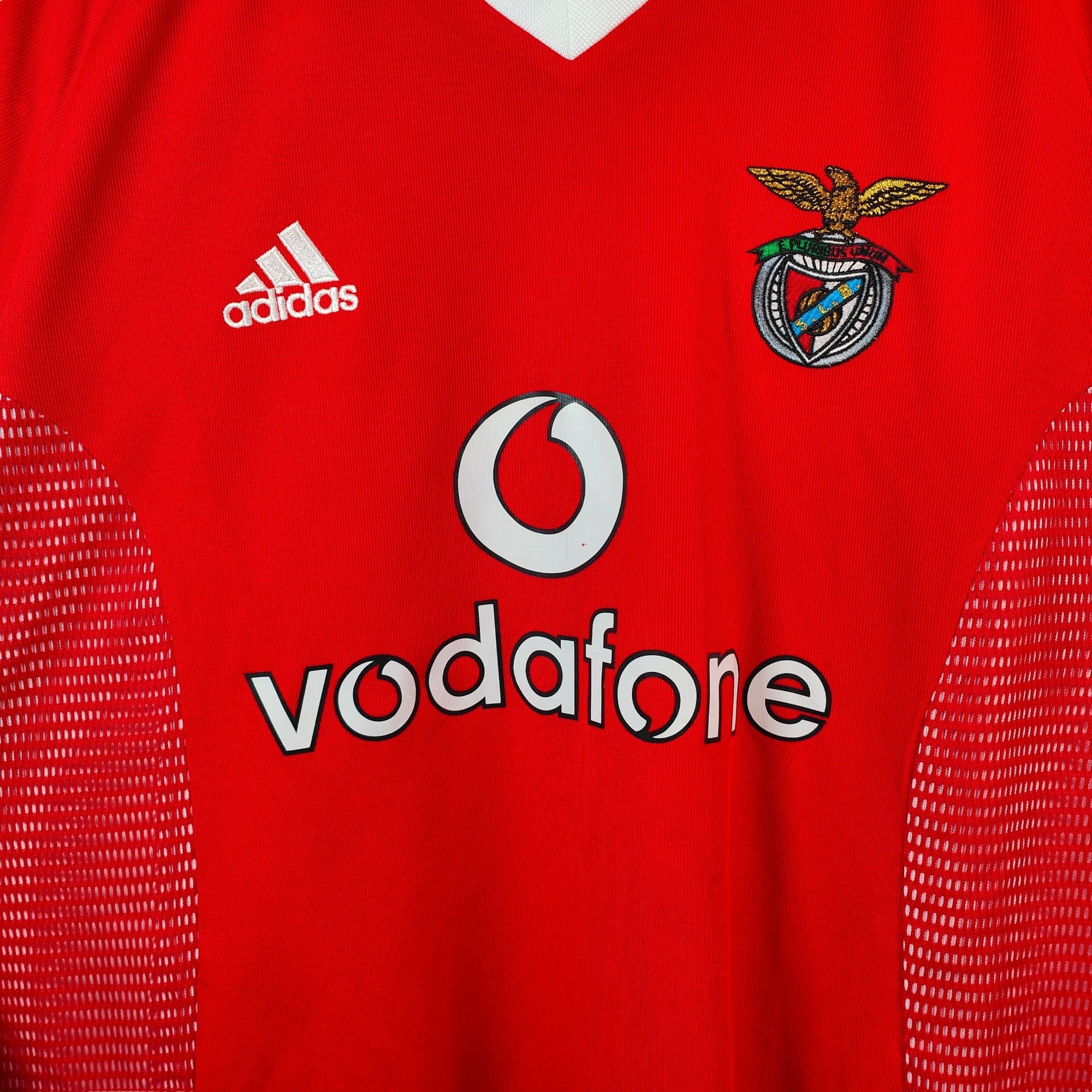 2002 - 03 Benfica Home Shirt - 9/10 - (XL) - Eternal Pitch
