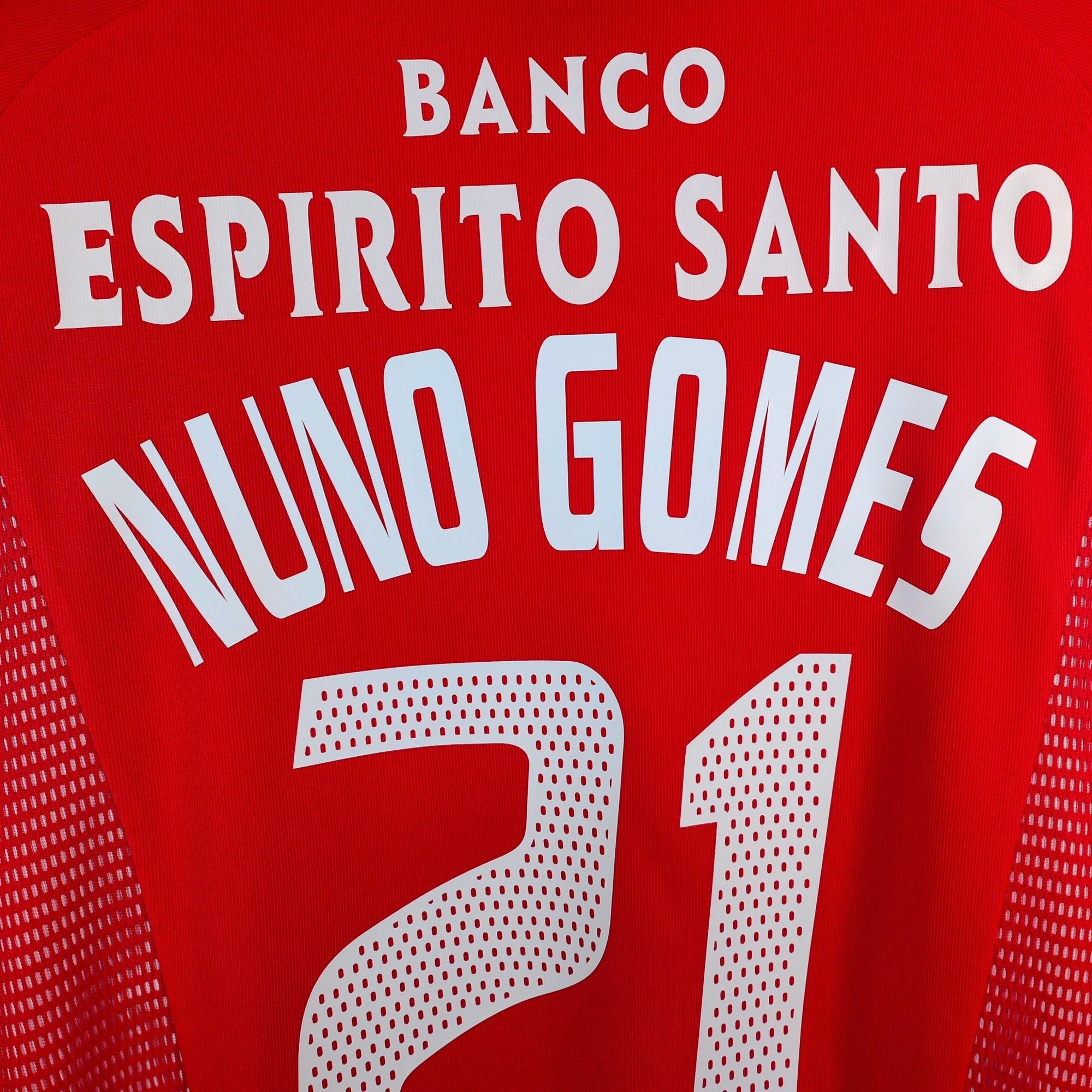 2002 - 03 Benfica Home Shirt Nuno Gomes 21 - 8.5/10 - (XL) - Eternal Pitch