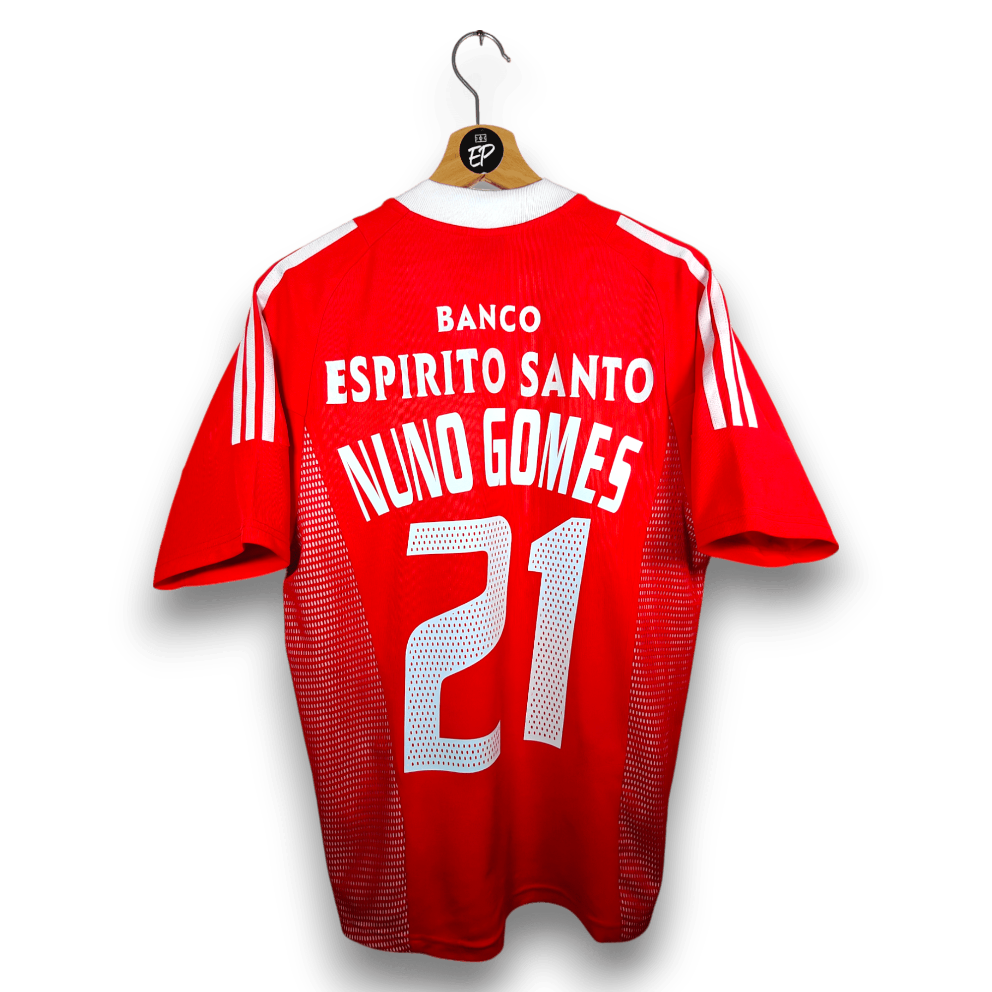 2002 - 03 Benfica Home Shirt Nuno Gomes 21 - 9/10 - (S) - Eternal Pitch