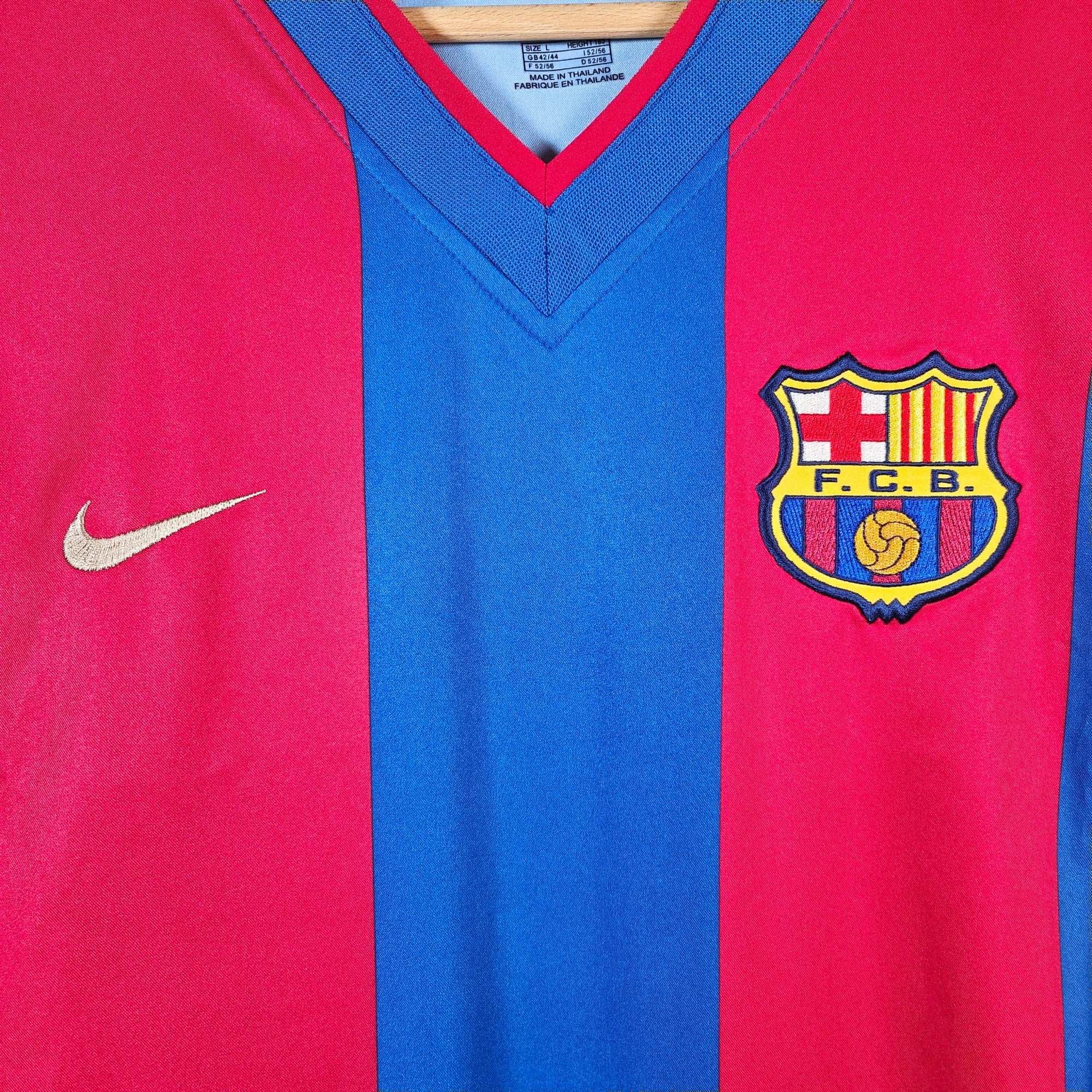2002 - 03 FC Barcelona Home Shirt Iniesta 34 - 9/10 - (L) - Eternal Pitch