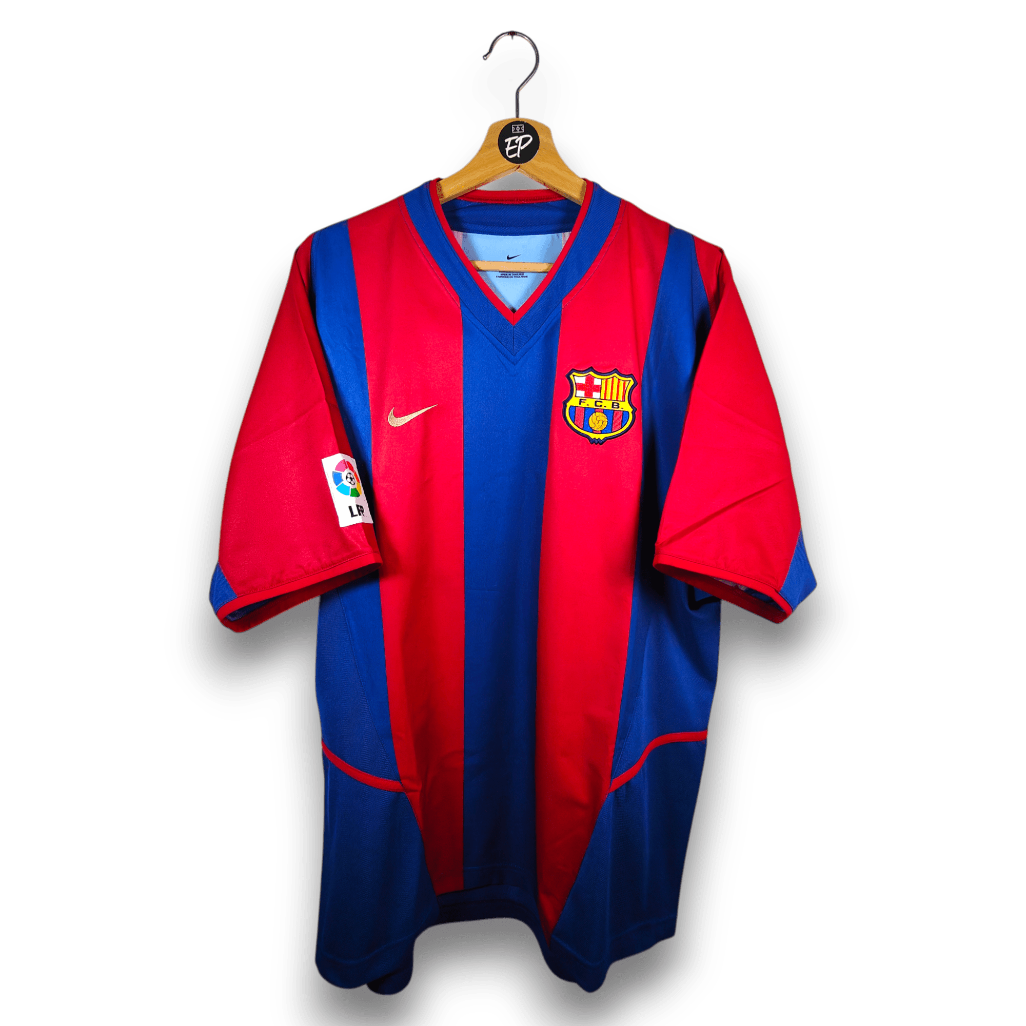 2002 - 03 FC Barcelona Home Shirt Iniesta 34 - 9/10 - (L) - Eternal Pitch