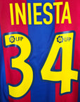 2002 - 03 FC Barcelona Home Shirt Iniesta 34 - 9/10 - (XL) - Eternal Pitch